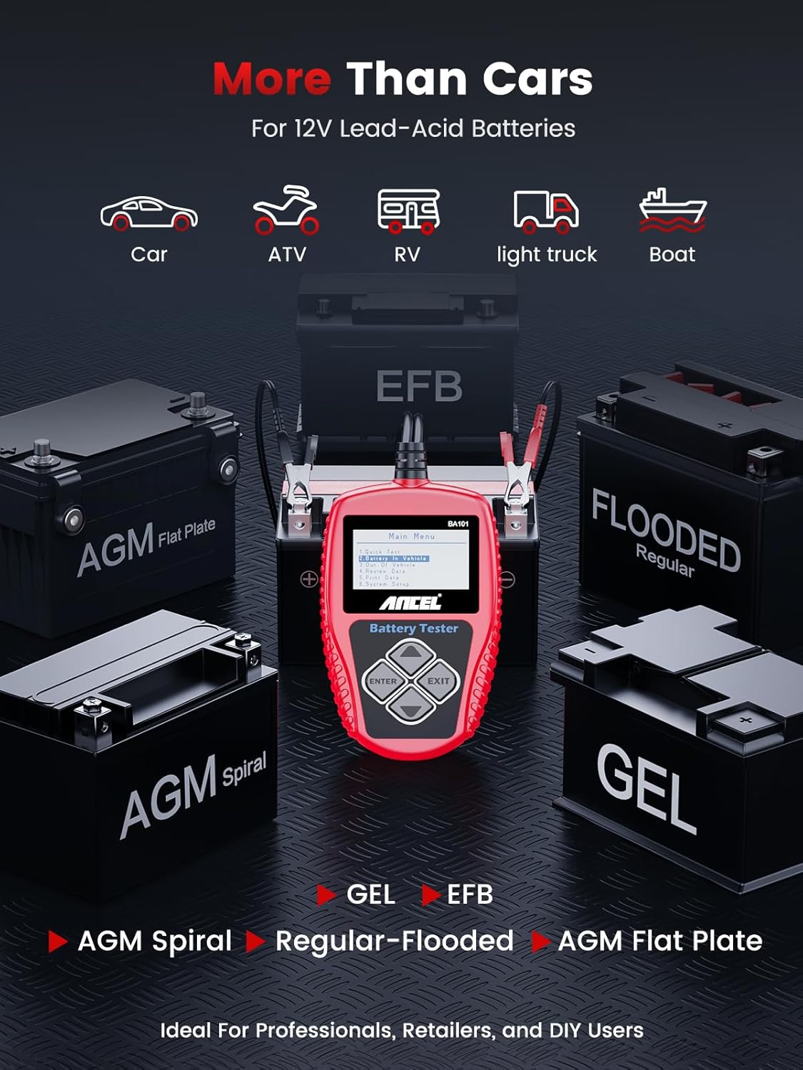 Thumbnail 4 de ANCEL BA101 12V Car Battery Tester