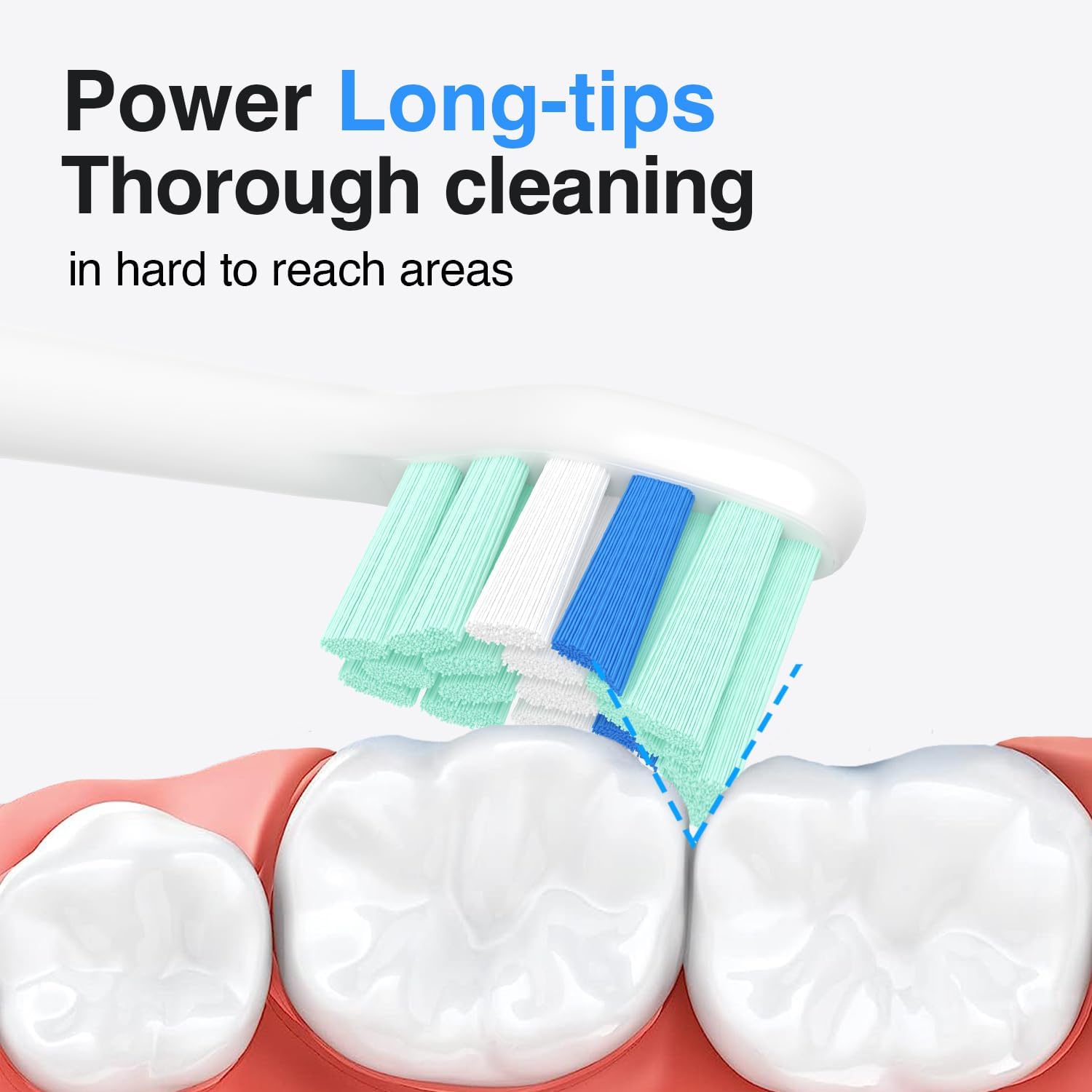 Thumbnail 4 de Replacement Toothbrush Heads for Philips Sonicare (10 Pack) – HOFAM Compatible