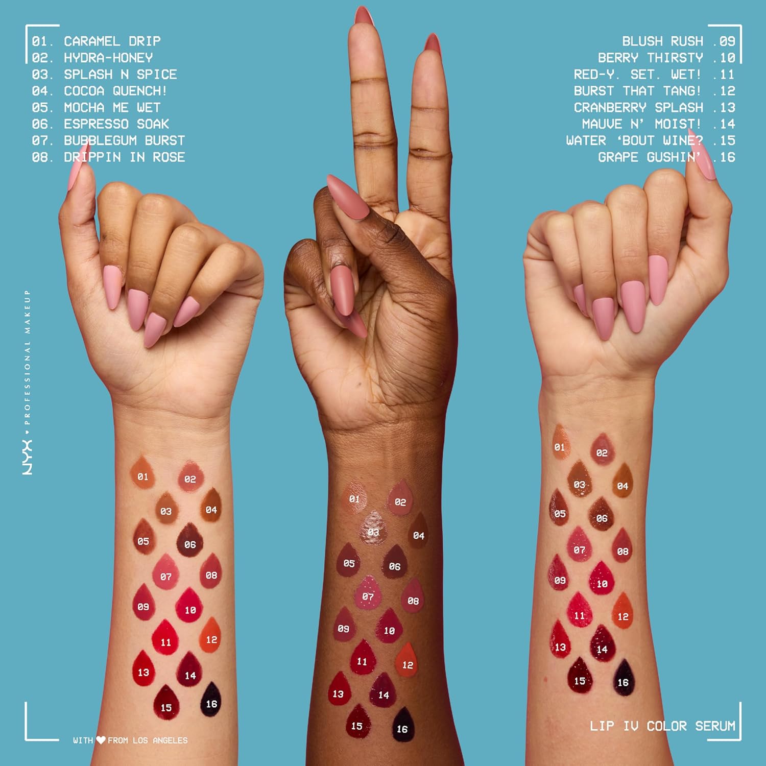 Thumbnail 5 de NYX Lip IV Hydrating Gloss Stain – 2 in 1 Feuchtigkeitspflege und langanhaltende Farbe in Red-y.Set.Wet!