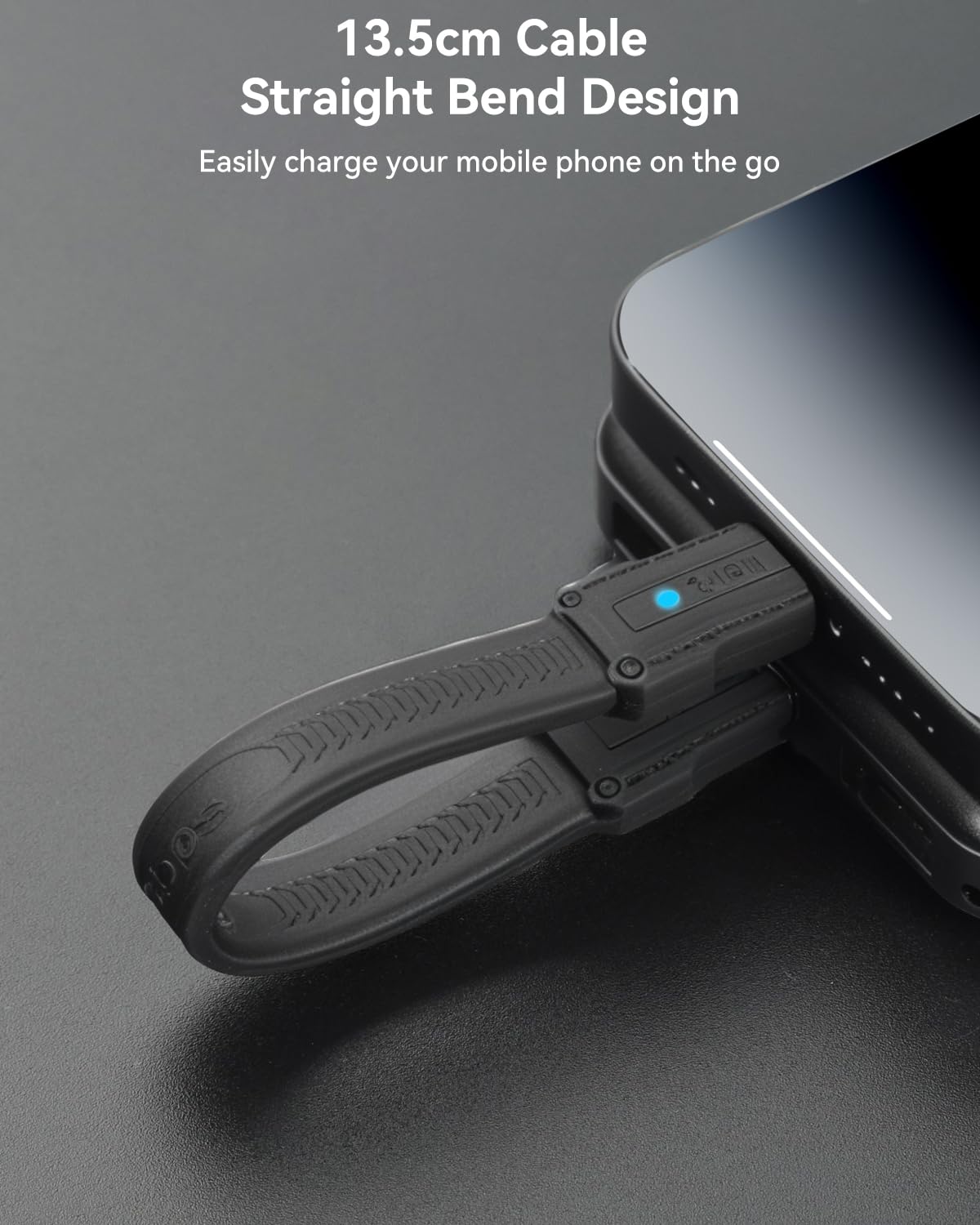 Thumbnail 4 de aceyoon 240W USB-C auf USB-C Kurz kabel 13,5 cm – USB4.0, 80 Gbps, 8K@60 Hz, PD3.1, LED & Schlüsselanhänger