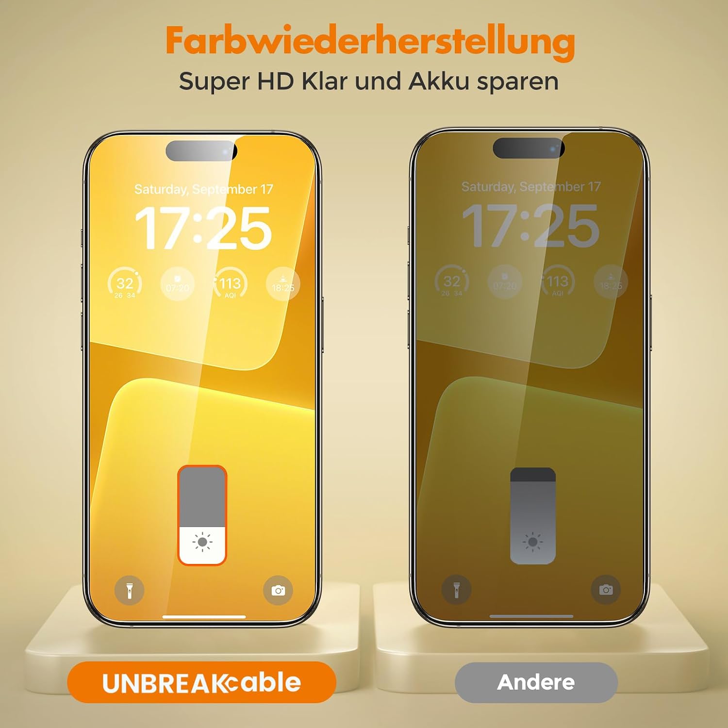 Thumbnail 5 de UNBREAKcable Panzer Sichtschutz Glas iPhone 15 Pro