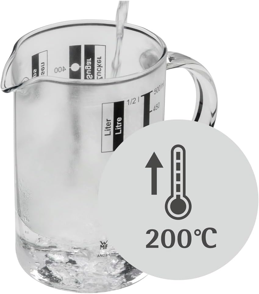Detalle 1 de WMF Gourmet - Vaso Medidor 0.5L de Cristal Calor 🍶