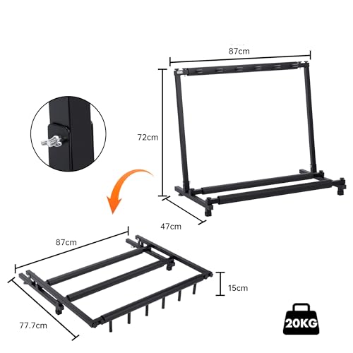 Thumbnail 6 de Soporte Guitarra de suelo para 5 instrumentos | Rack plegable universal de T-LOVENDO.ES