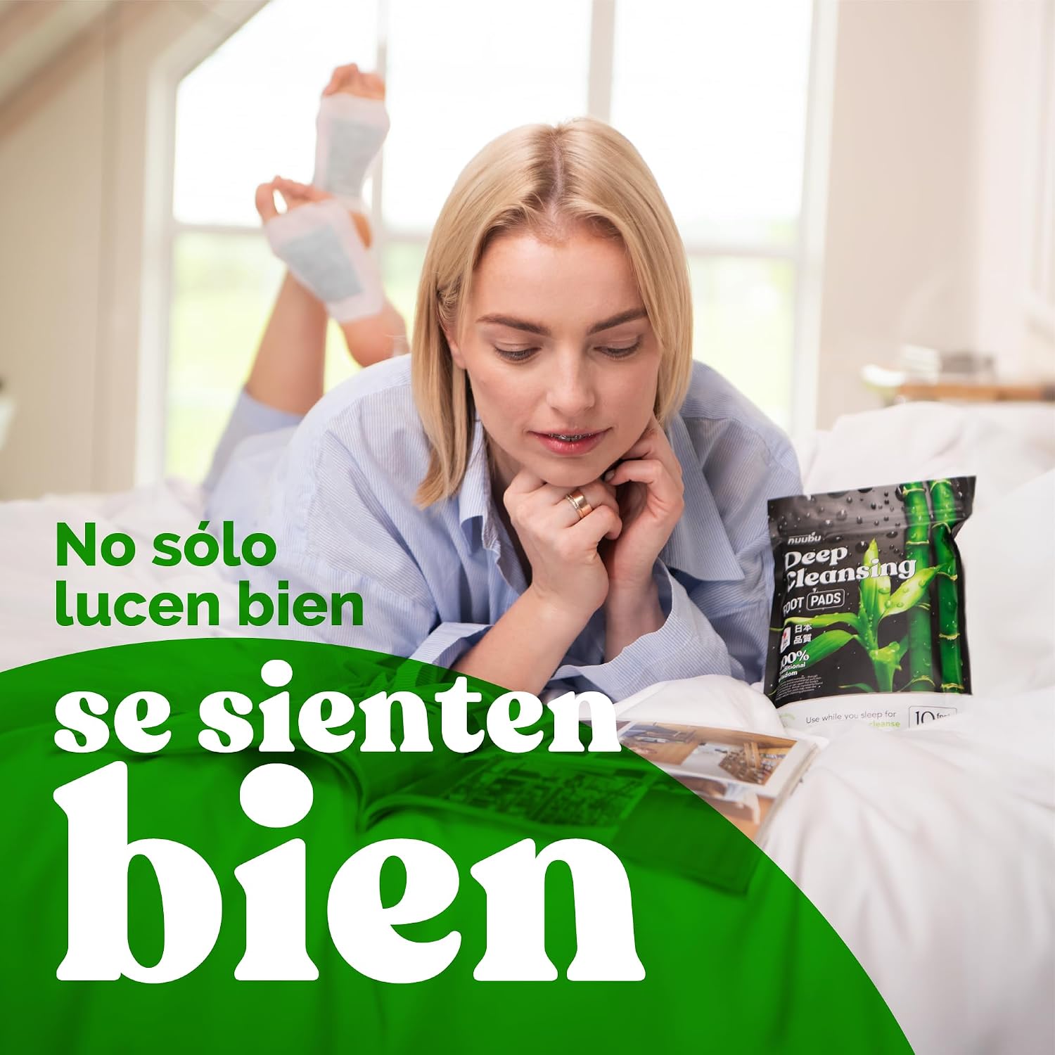 Detalle 2 de Nuubu Parches Detox para Pies - 30 unidades 🦶