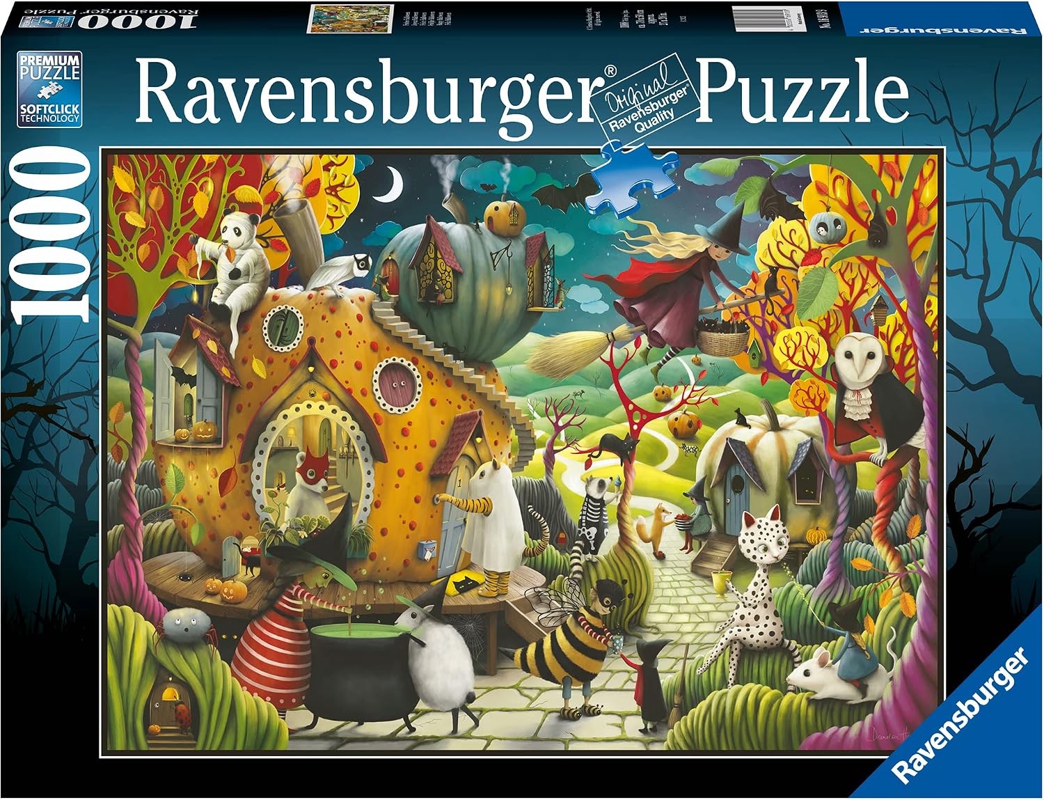 Thumbnail 5 de Ravensburger Happy Halloween Jigsaw Puzzle (1000 Pieces) for Adults and Kids 12+