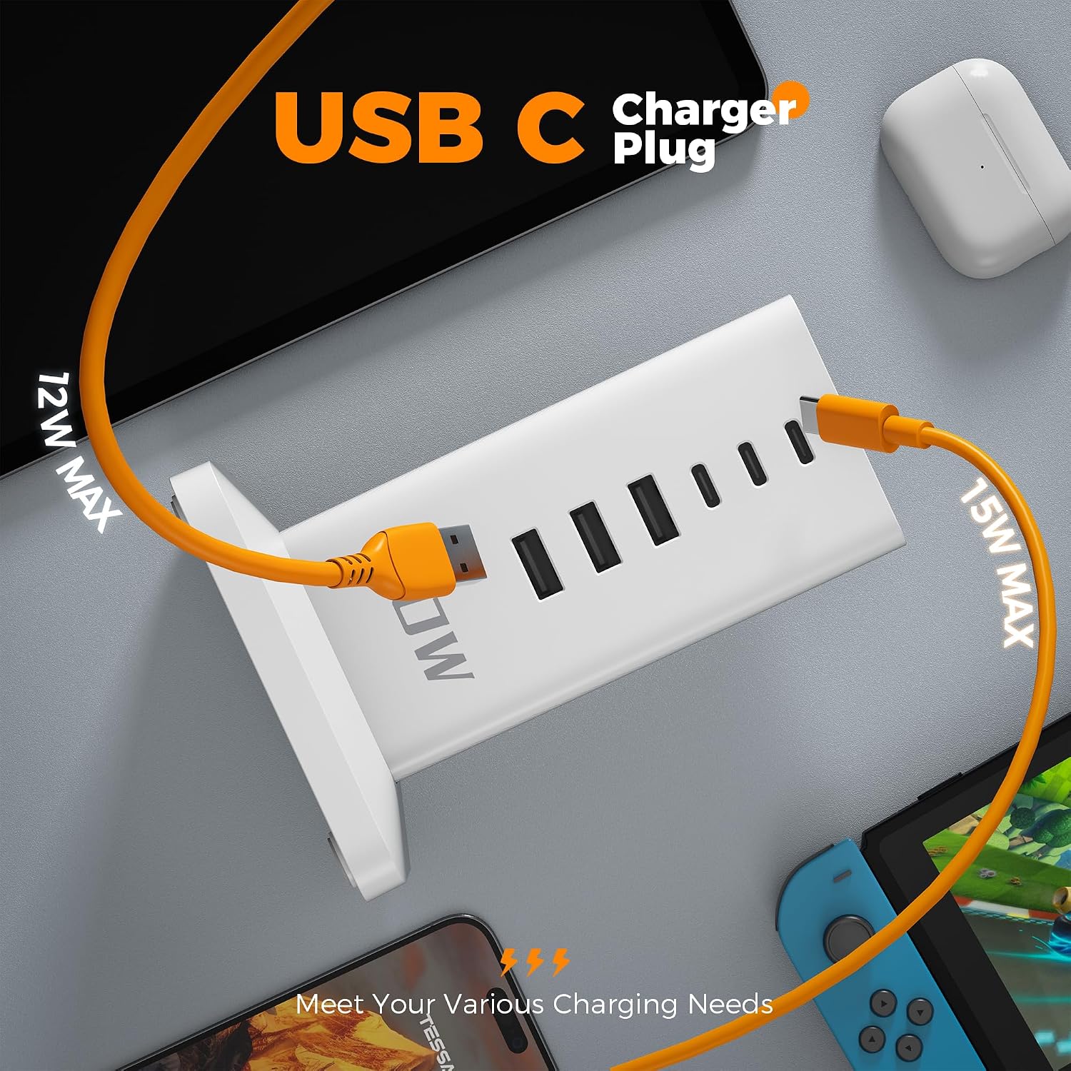 Thumbnail 6 de TESSAN USB C Charger Plug 30W