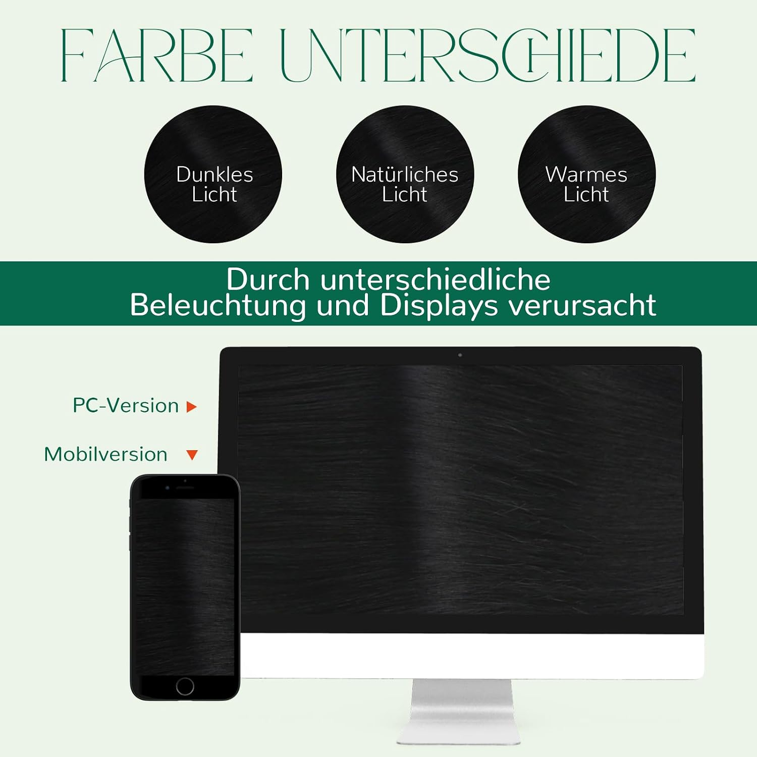 Thumbnail 5 de Easyouth Echthaar Bonding Schwarz 60cm