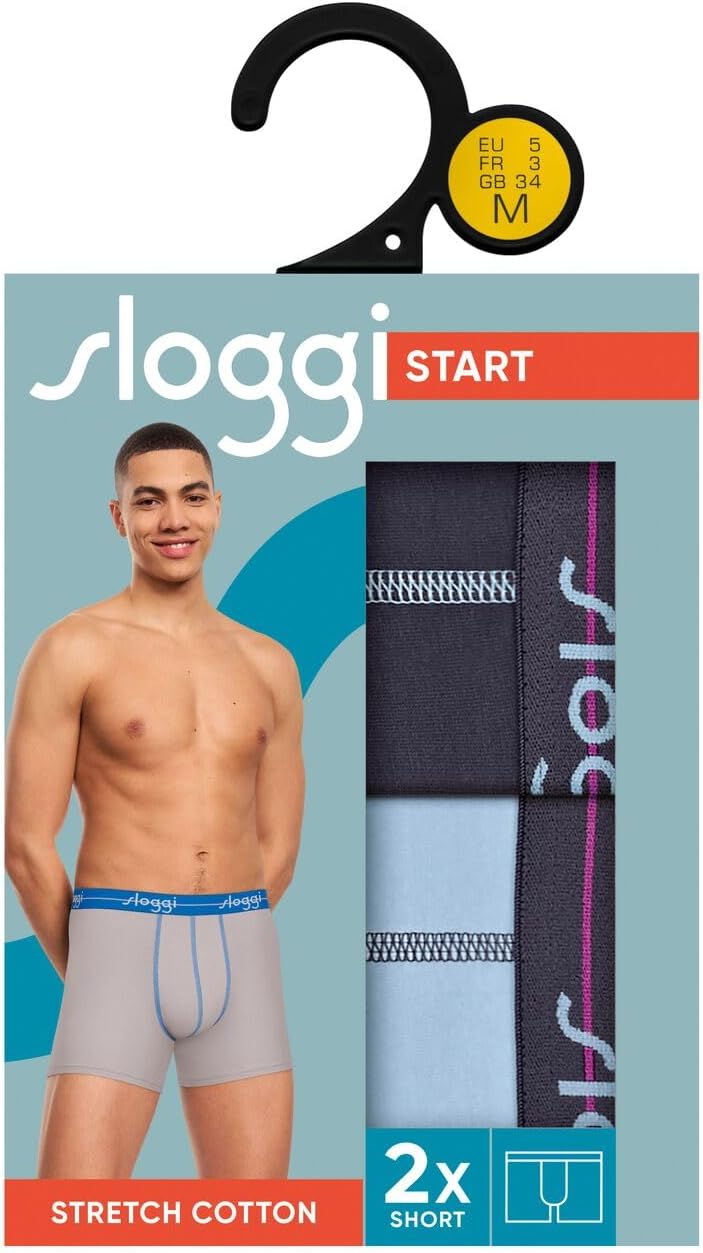 Thumbnail 6 de Sloggi Men Start Short C2p Box – Sous-vêtement coton élasthanne, simplicité et confort