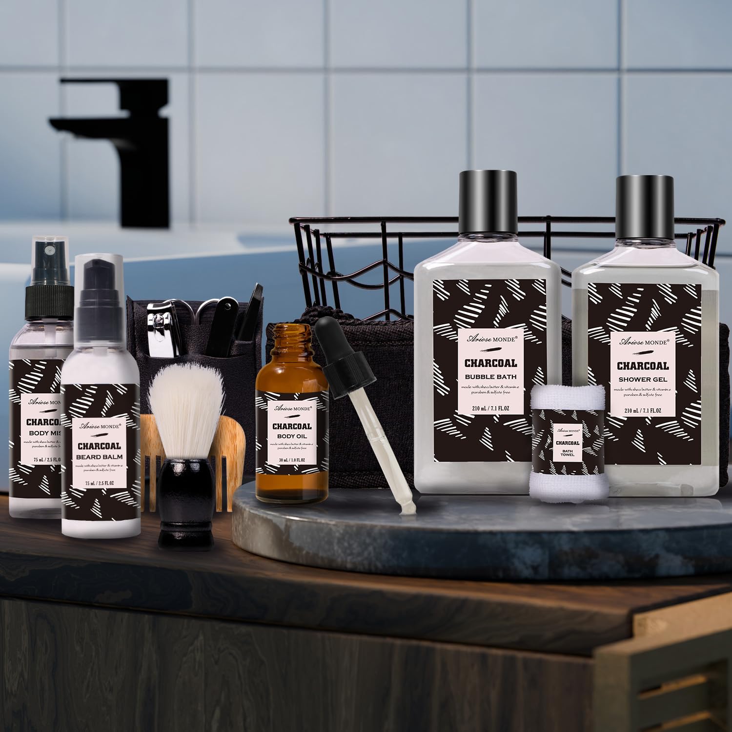 Thumbnail 5 de Charcoal Bath and Body Gift Set 10pcs