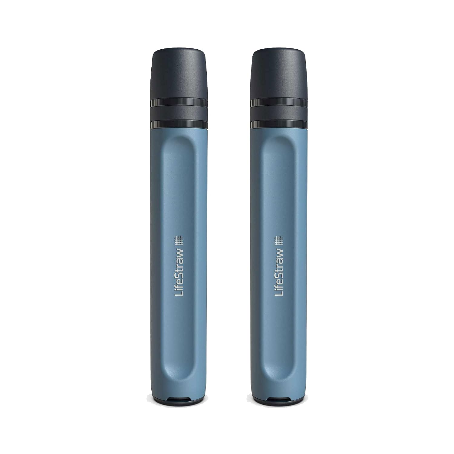 Detalle de LifeStraw Peak Series Personal Water Filter Straw (BPA-Free) for Emergency & Ultralight Hydration, Dark Mountain Gray