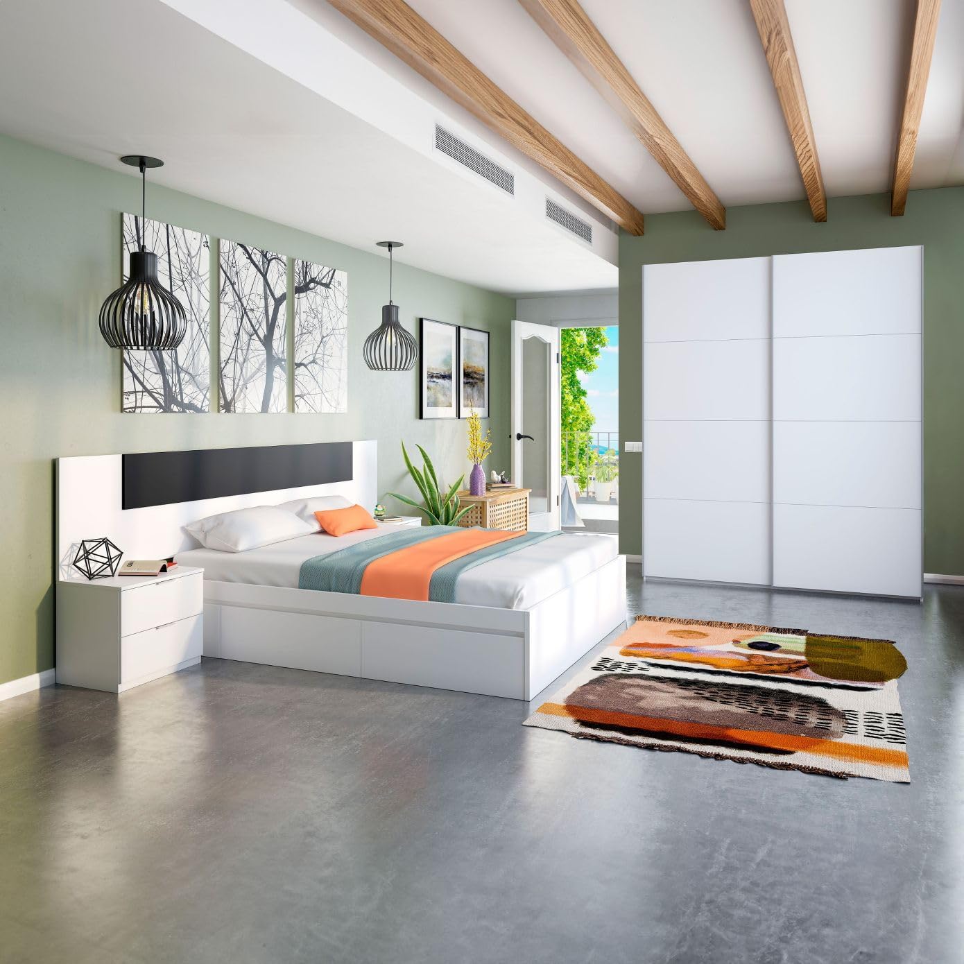 Thumbnail 1 de Habitdesign Hera Armario 200x150x60 Blanco Artik