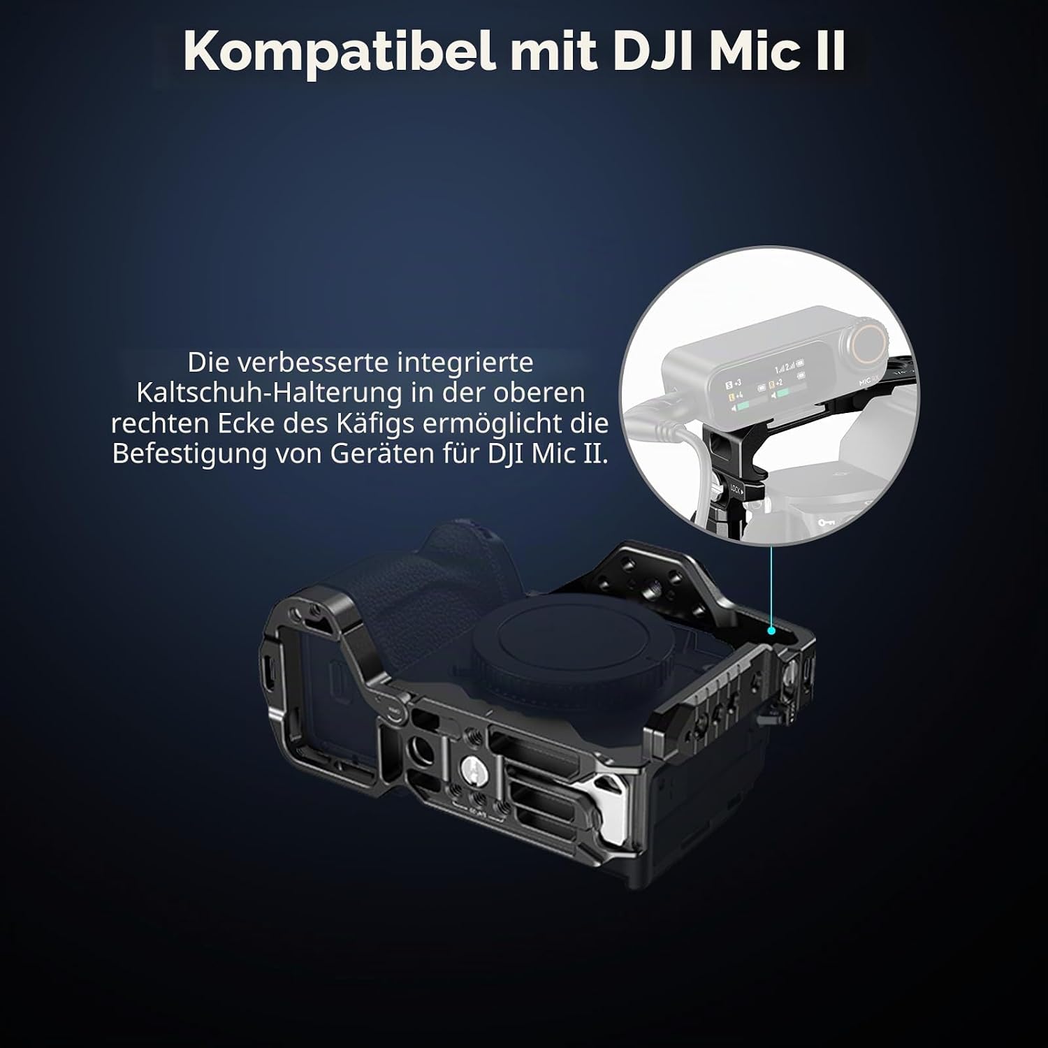 Thumbnail 3 de SmallRig HawkLock 3667C Schnellwechsel-Vollkäfig für Sony Alpha 7R V / A7 IV / A7S III / A1 / A7R IV / A7 V