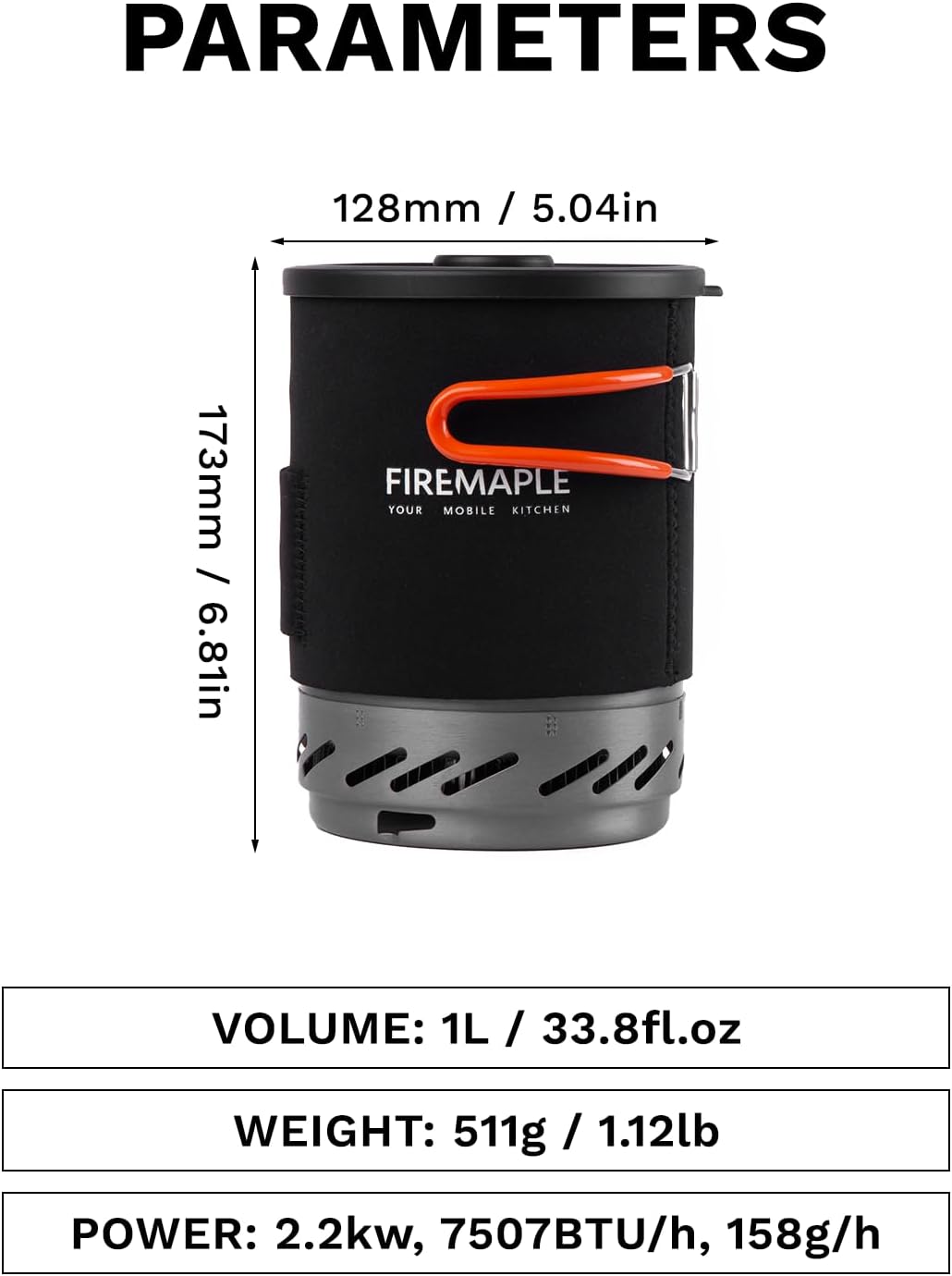 Thumbnail 5 de Fire-Maple Fixed Star 1 Backpacking Stove System