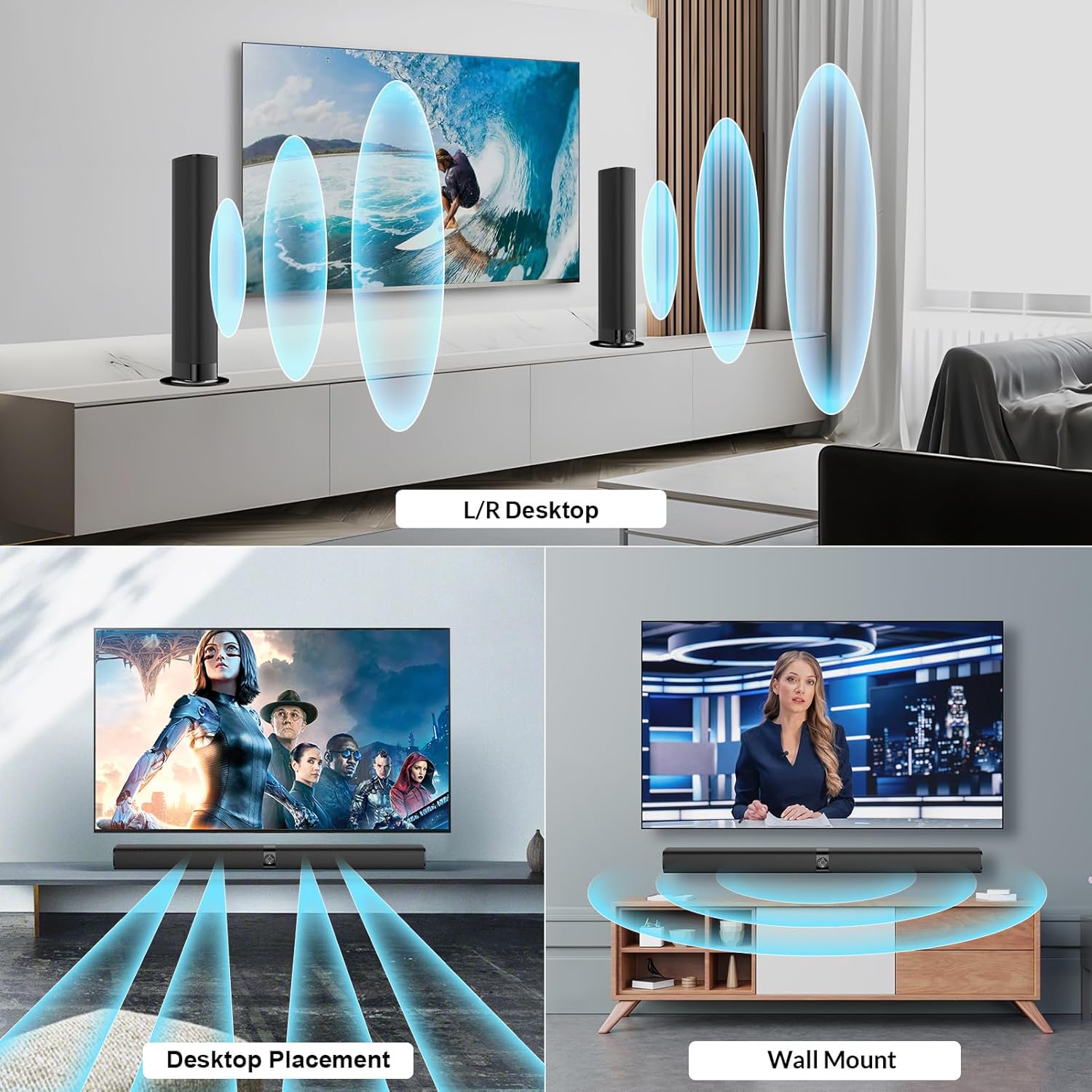 Thumbnail 1 de GarageRock Sound Bar detachable 2-in-1 soundbar
