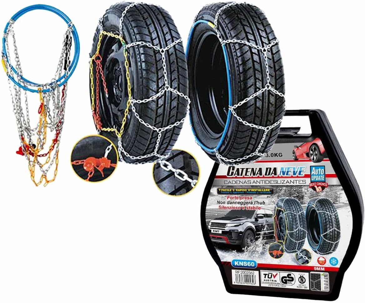 Detalle 2 de Catene Da Neve 245/60R15 – 245/60R16 – 235/70R15, 245/55R16, 235/60R16, 225/65R16, 215/70R16: compatibilità e uso su strade innevate