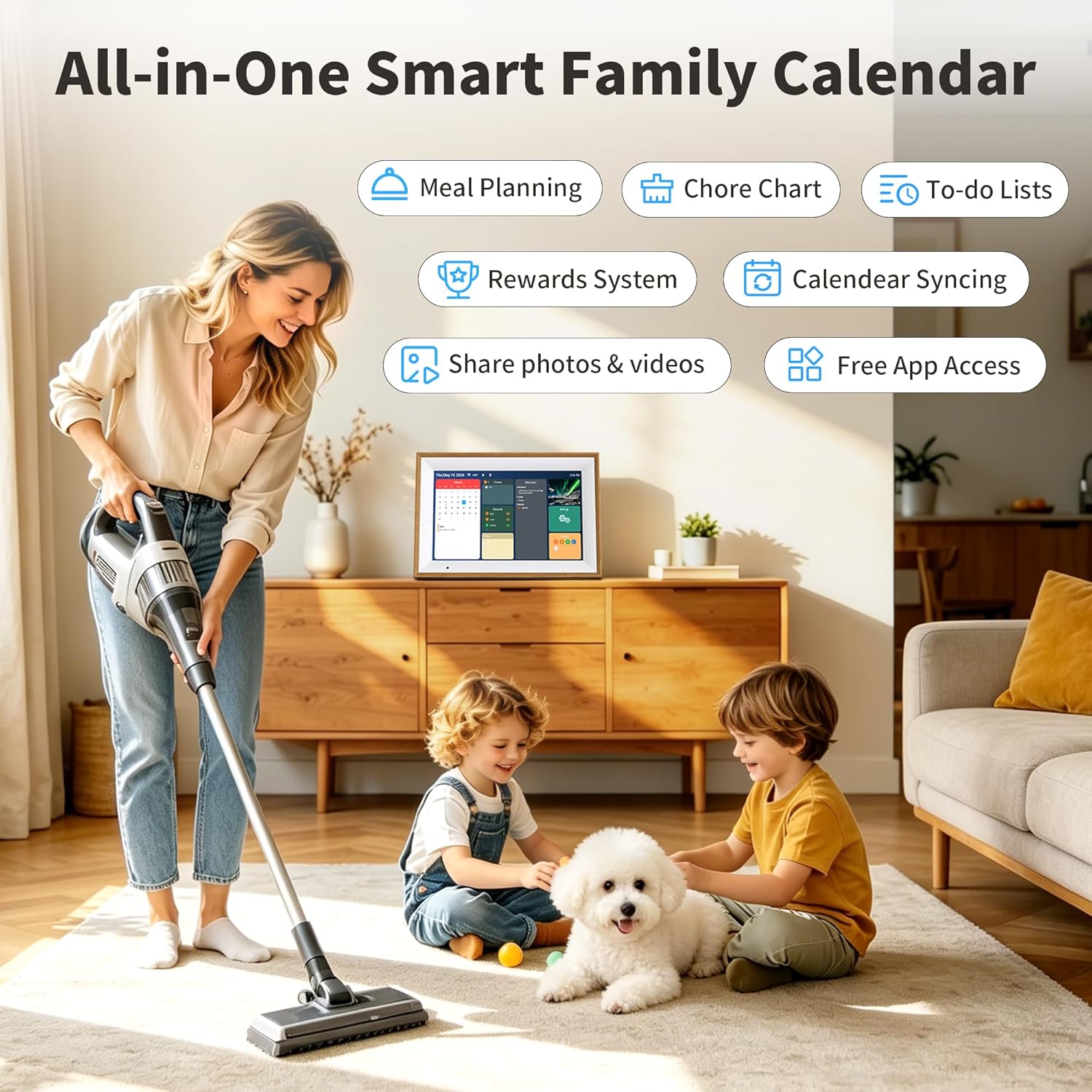 Detalle de Digital Calendar 10.1-Inch Family Planner