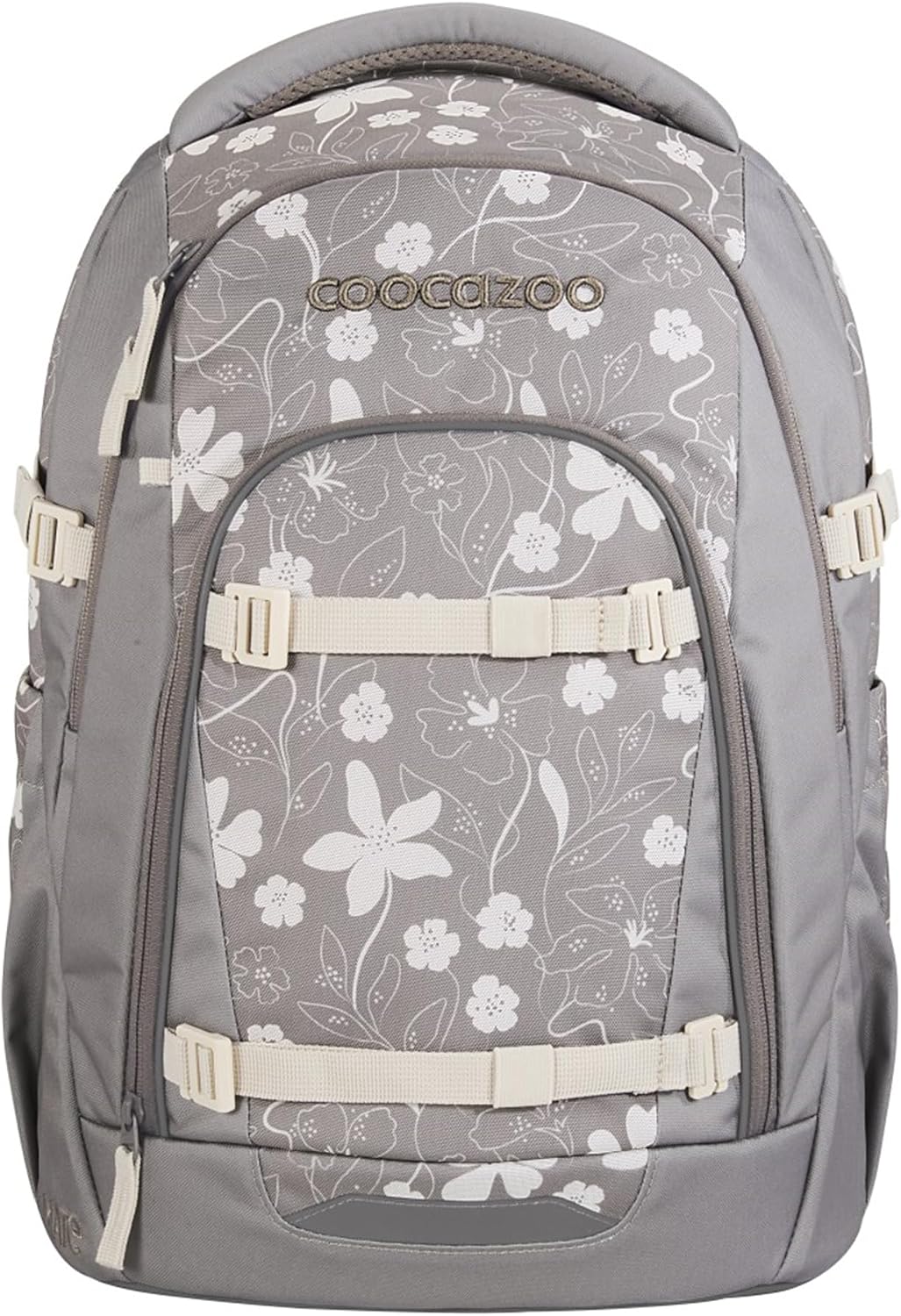 Detalle de Coocazoo Mate Schulrucksack Vanilla Bloom – Ergonomisch, verstellbar und nachhaltig