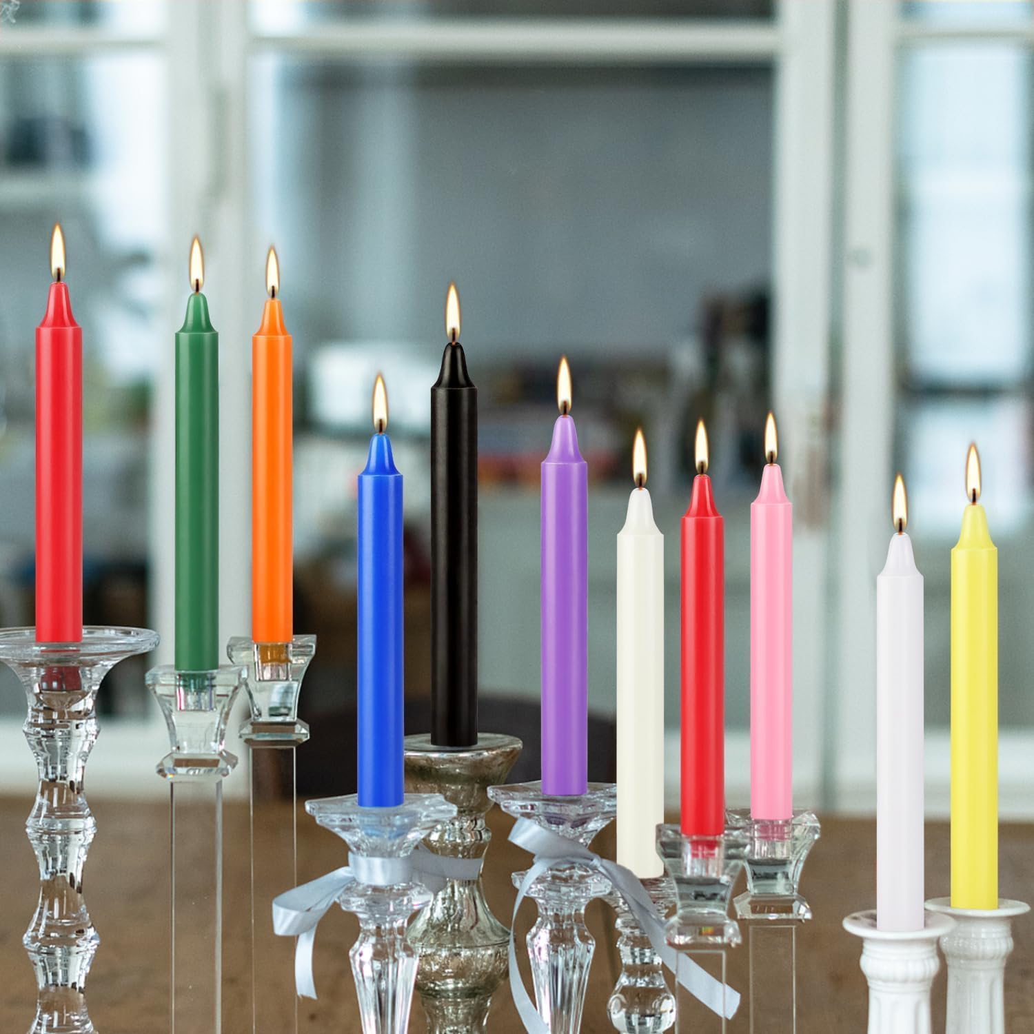 Thumbnail 3 de YOROXRG TAPER40 COLOURS Spell Chime Candles, 40-Pack, 4-Inch Tapers