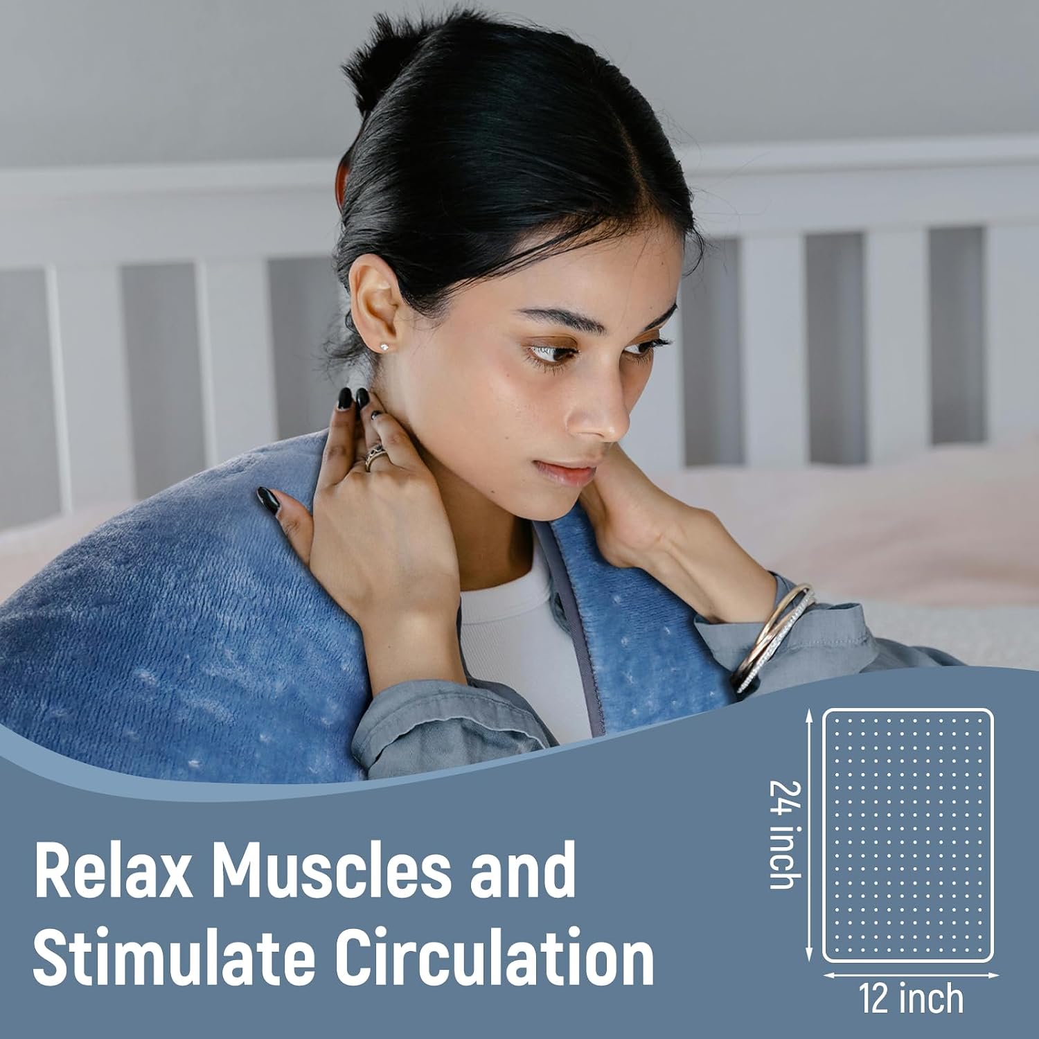 Detalle 2 de Heat Pad Electric Heating Pad 6-level