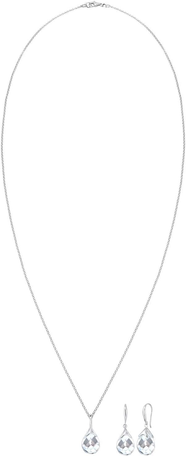Thumbnail 2 de Elli Schmuckset Damen Tropfen Anhänger 925 Silber