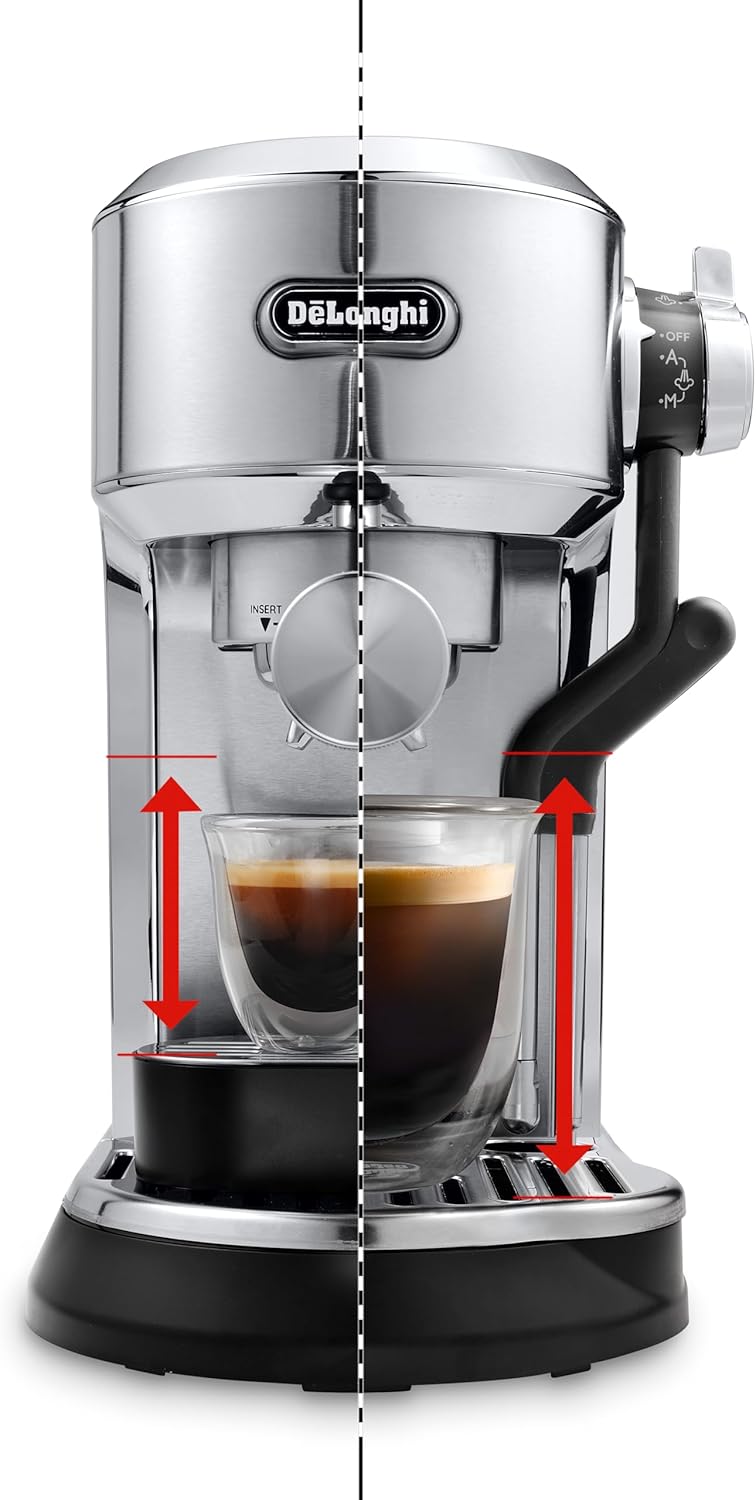 Thumbnail 3 de De'Longhi Dedica Maestro Plus EC950.M: Compact espresso machine with auto latte art