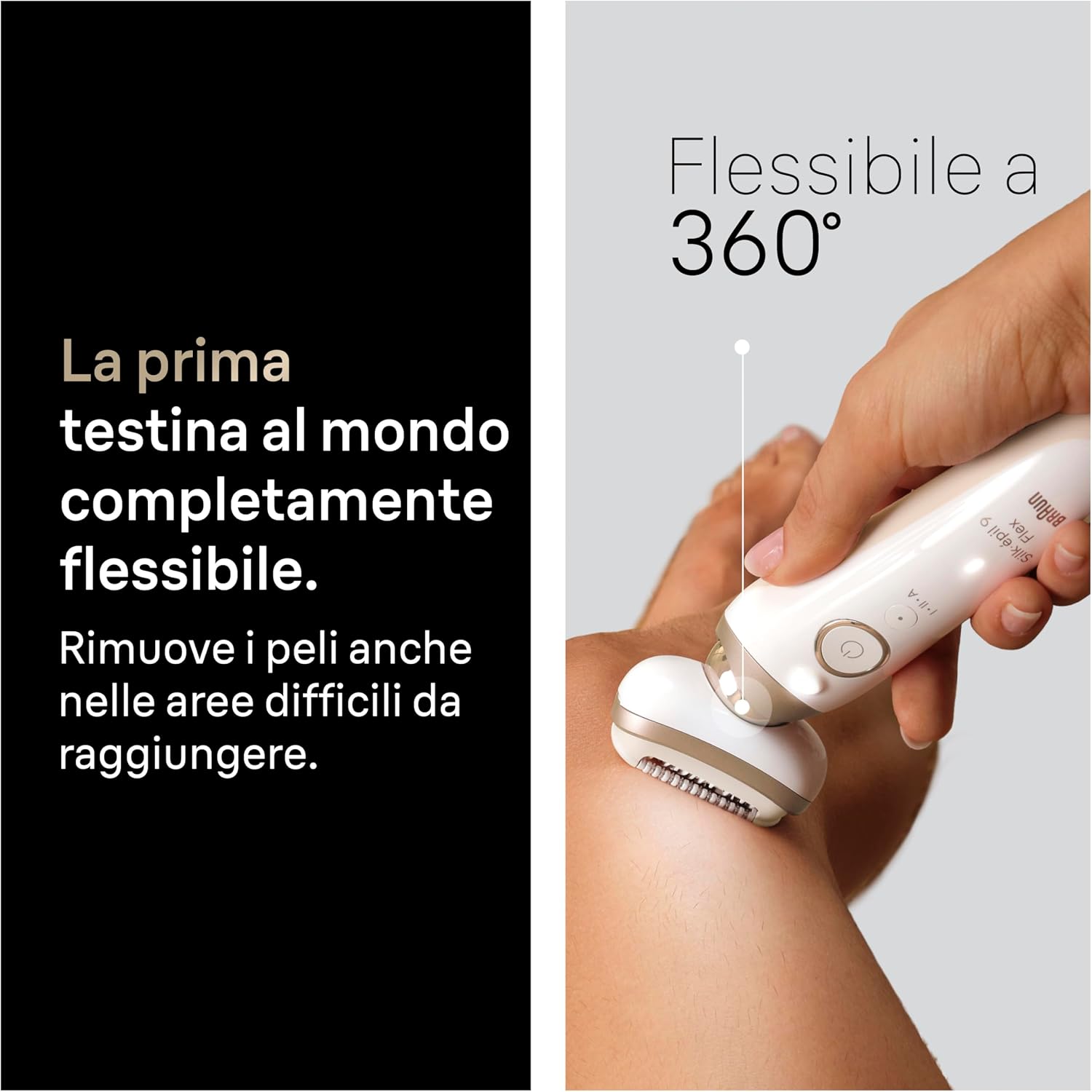 Thumbnail 2 de Braun Silk Epil 9 Flex epilatore Wet&Dry 360°