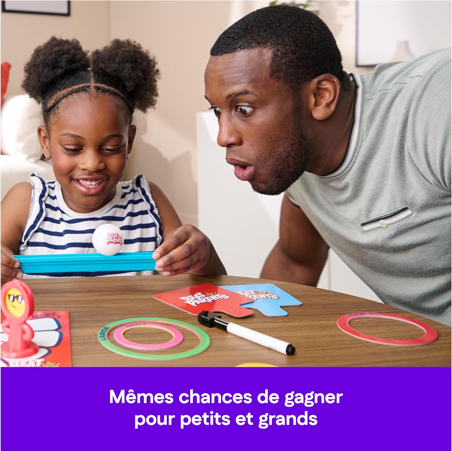 Detalle 2 de Spin Master Games Défie Tes Parents 2025, jeu de société parents vs enfants (6 ans et +)