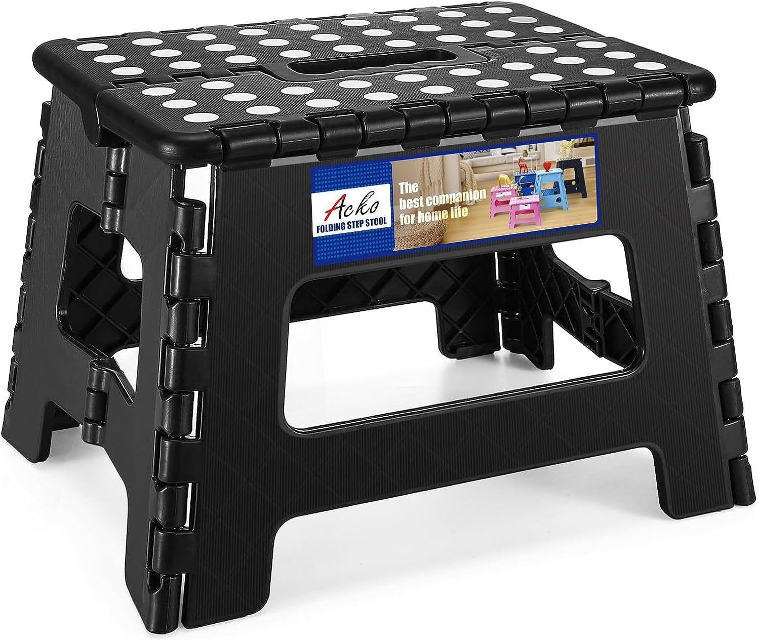 Detalle de ACKO Folding Step Stool 9-Inch