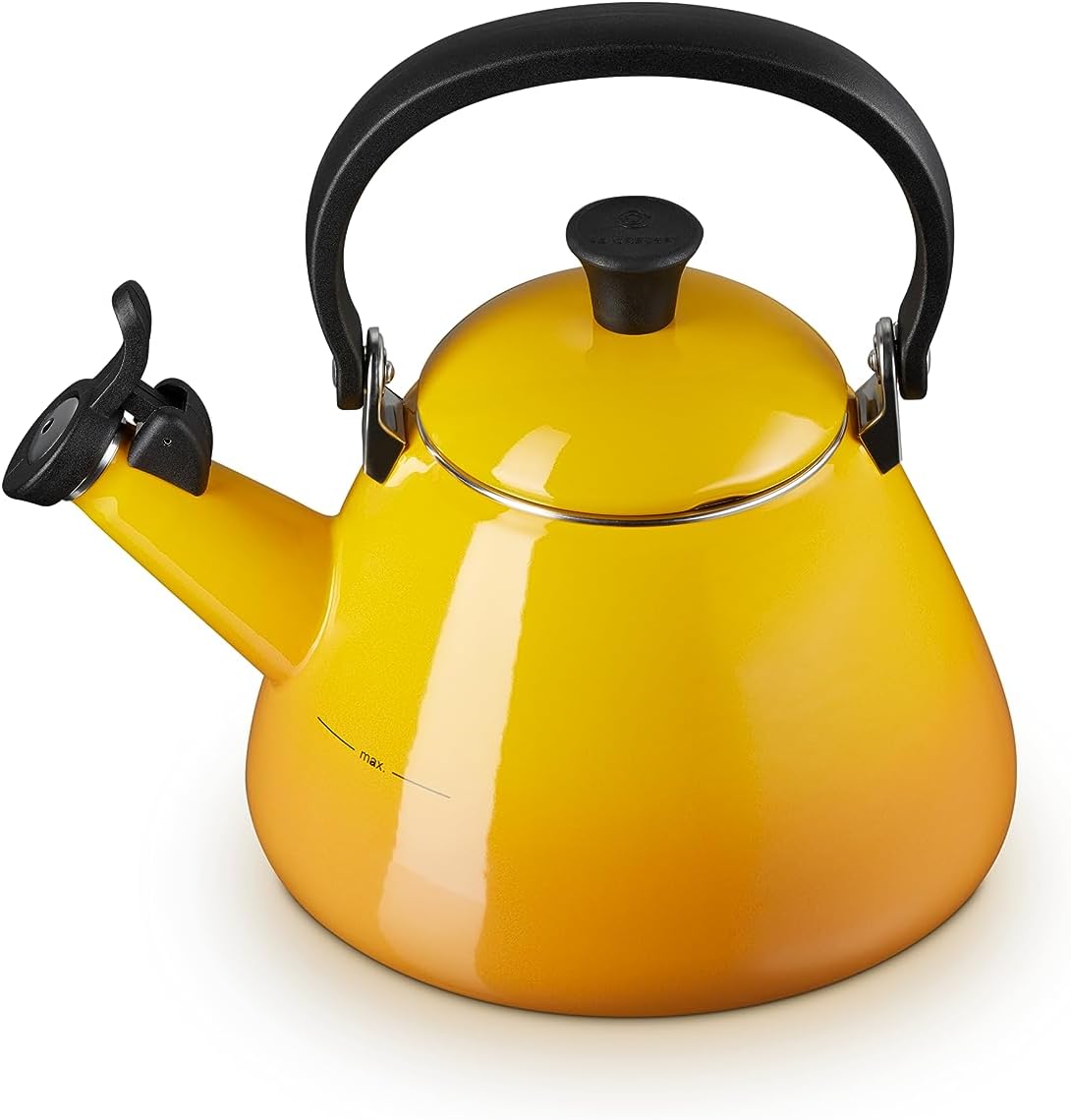 Thumbnail 2 de Le Creuset Kone Stove-Top Kettle with Whistle (1.6 L, Black Onyx)