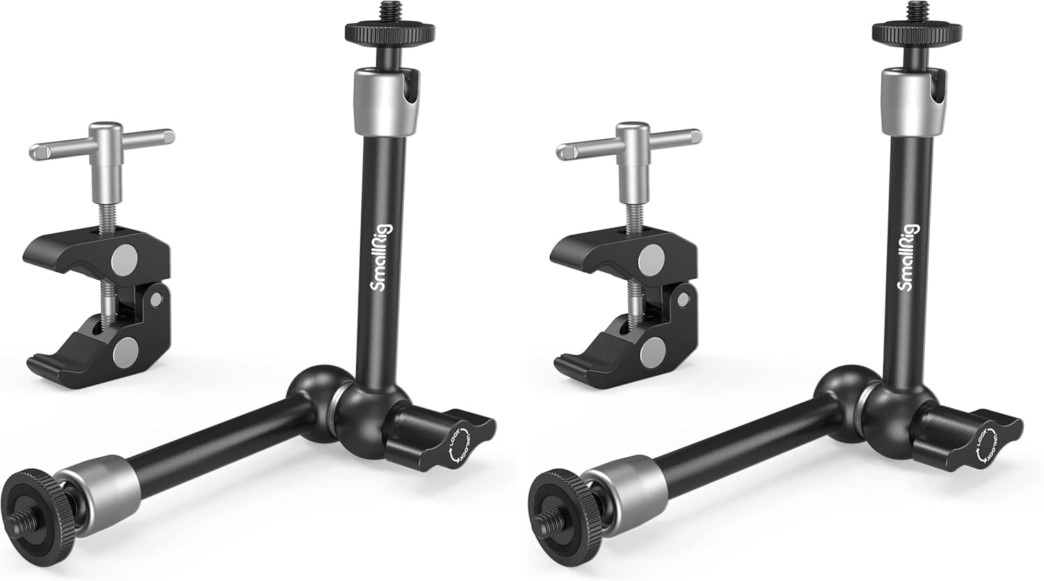 Thumbnail 6 de SMALLRIG Super Clamp + bras magique articulé 10 pouces 2732B (vis 1/4") pour moniteur LCD et éclairages LED
