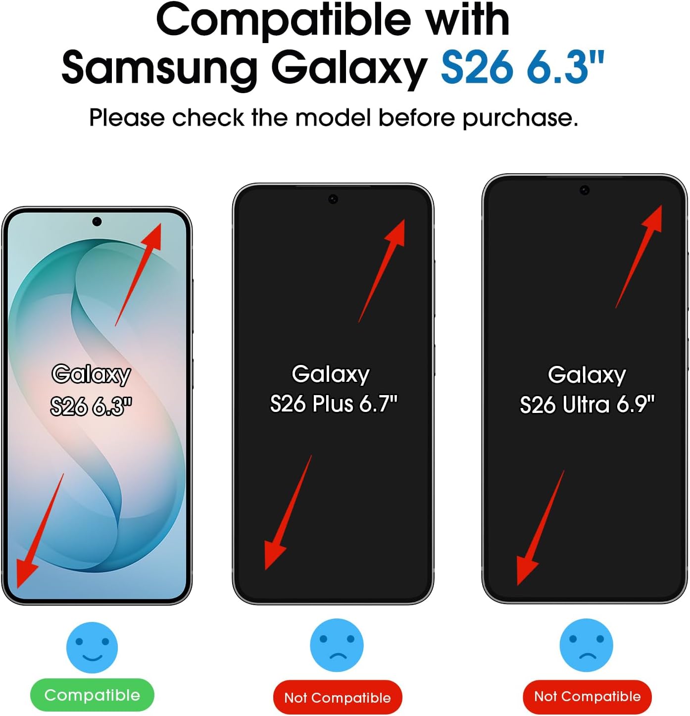 Detalle 2 de amFilm 2+2 OneTouch Privacy Screen Protector Pack for Samsung Galaxy S26 (6.3 inch) with Camera Lens Protector