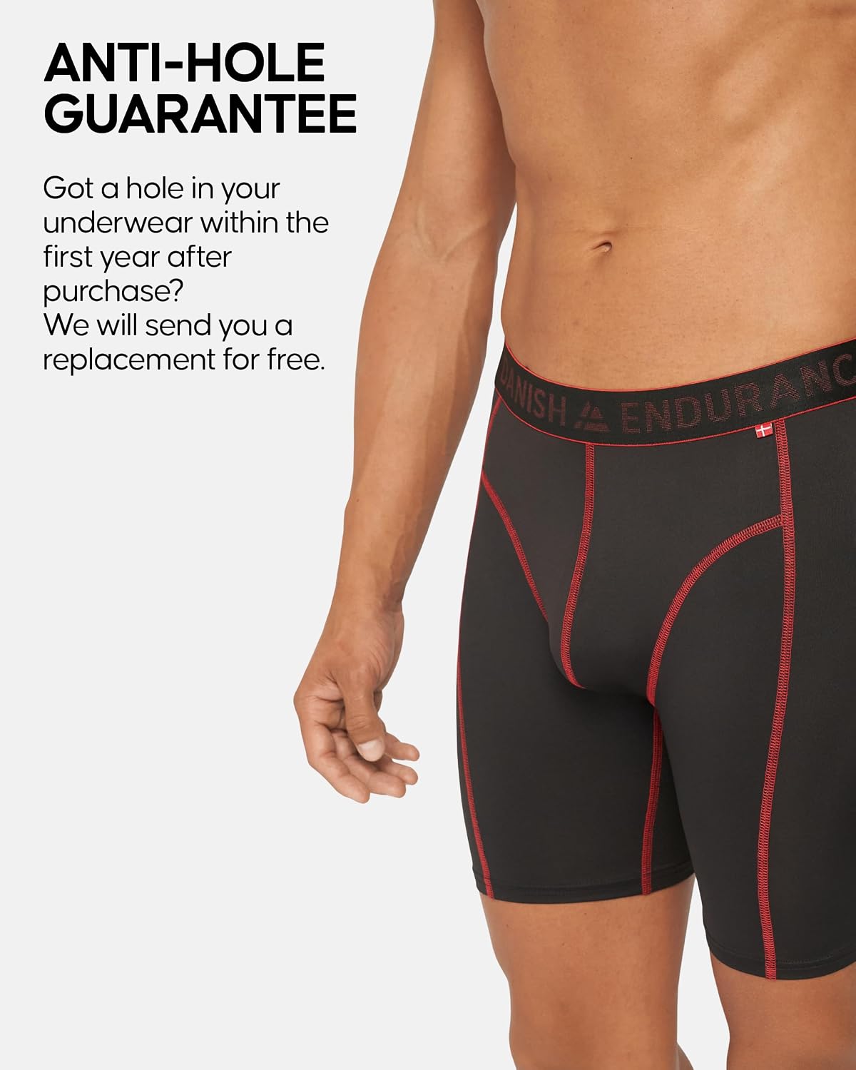 Detalle 2 de Danish Endurance Mens boxers 3 pack