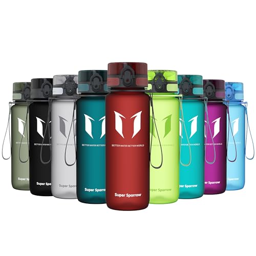Detalle de Super Sparrow Tritan-Trinkflasche, 750 ml, BPA-frei mit Trageriemen