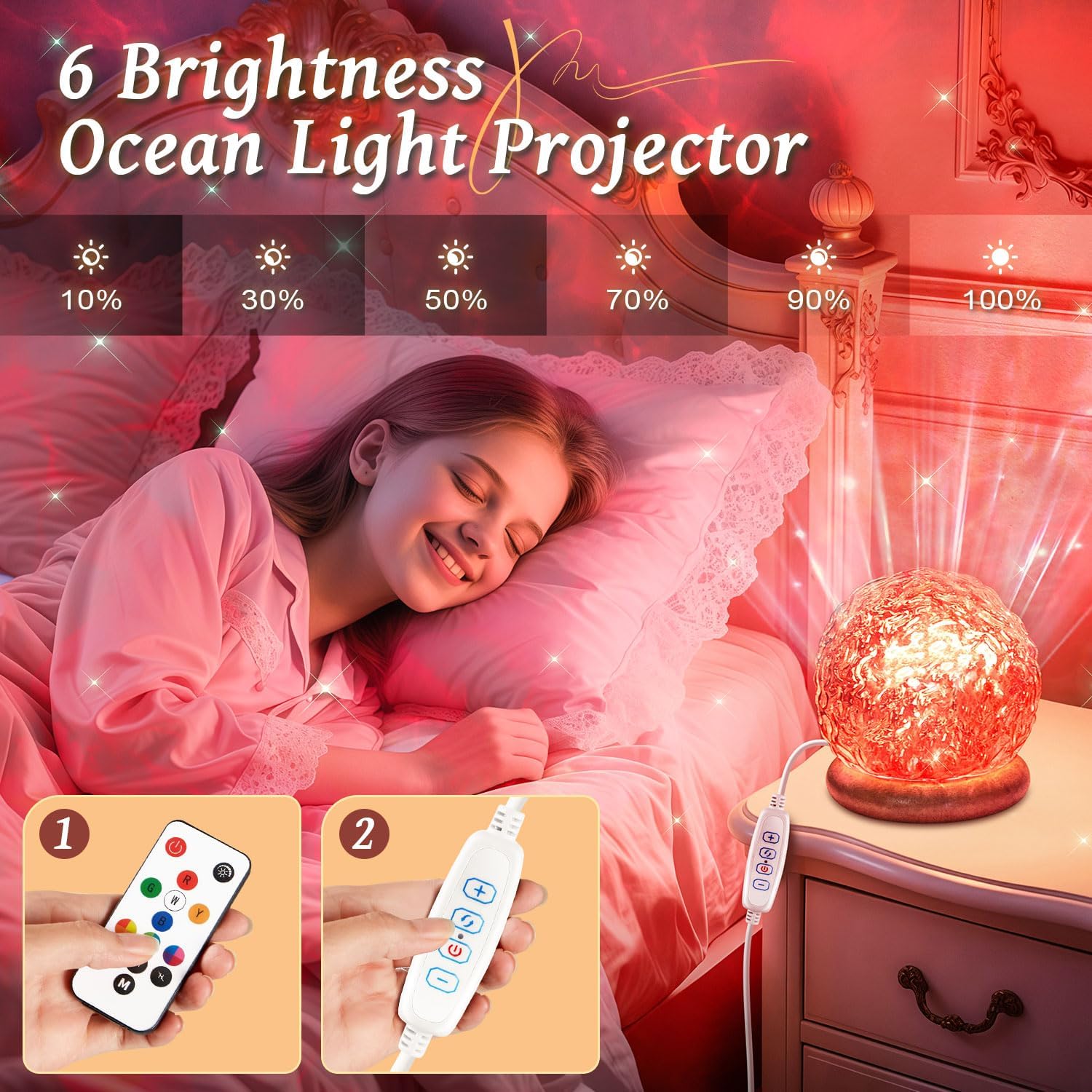 Thumbnail 4 de Sensory Lights 18‑colour mood light projector 🌙