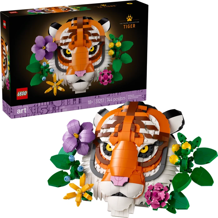 Detalle 2 de Lego Art Fauna Collection - Tiger 31217