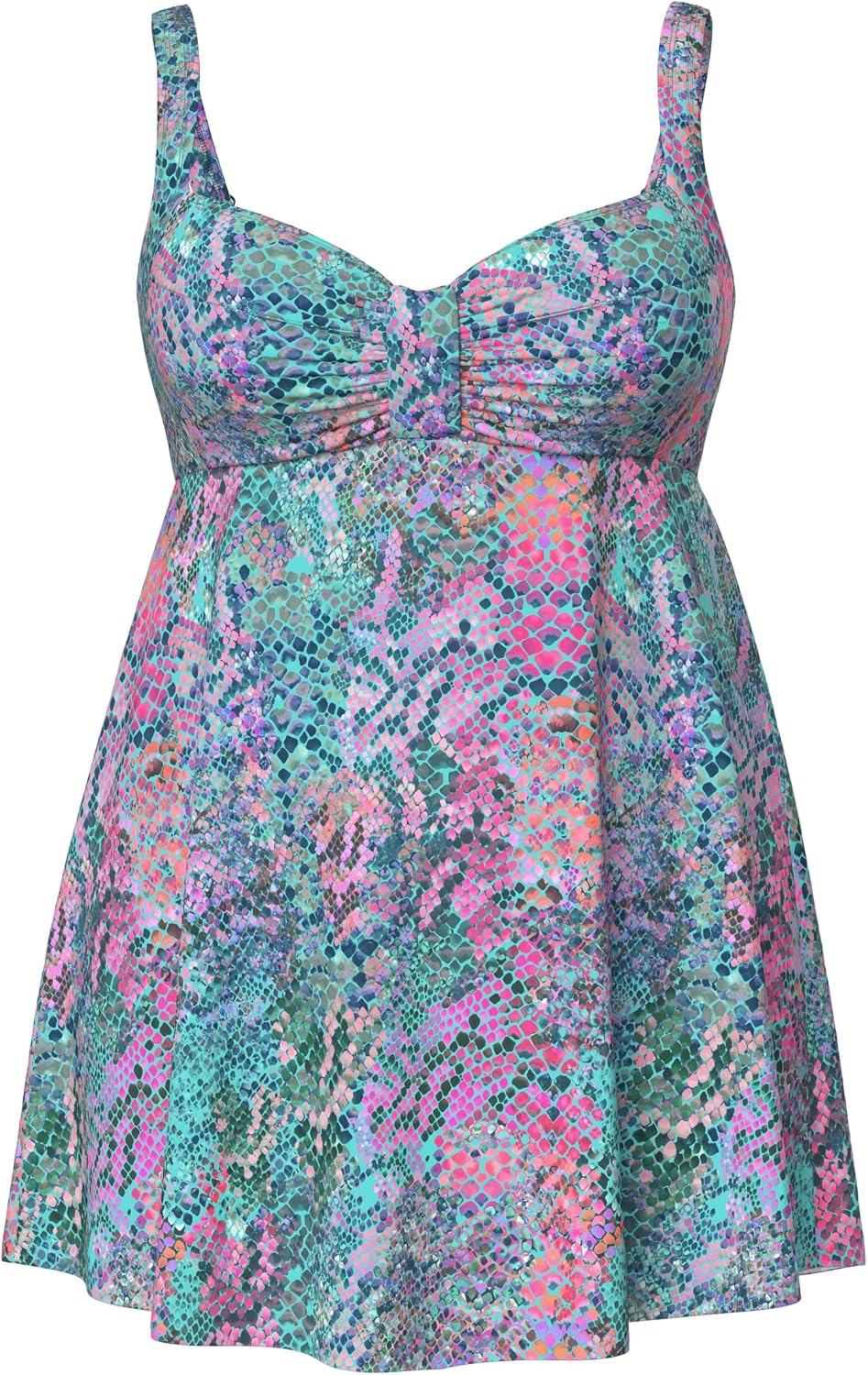 Detalle de Ulla Popken Plus Size Badekleid Schlange