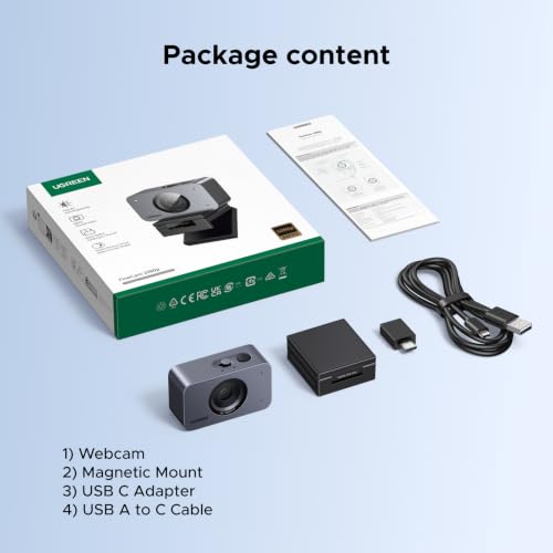 Thumbnail 7 de UGREEN FineCam 1080p60 Full HD Webcam for PC/Laptop/Mac