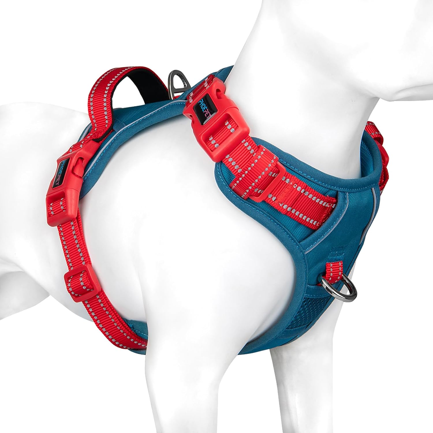 Detalle de PHOEPET Anti-Zug Hundegeschirr mit S