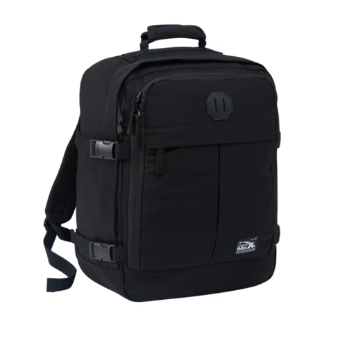 Detalle de CabinMax Metz: Sac à Dos Cabin pour EasyJet et autres compagnies, 30 L, Polyester recyclé RPET 600D, Noir vintage