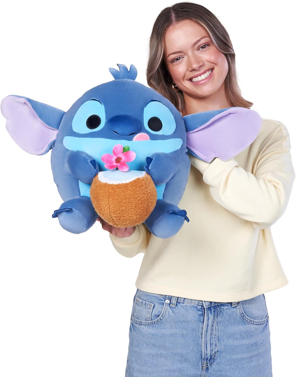 Detalle de Snackles Peluche Disney 35 cm (Assortiment) – Stitch par ZURU