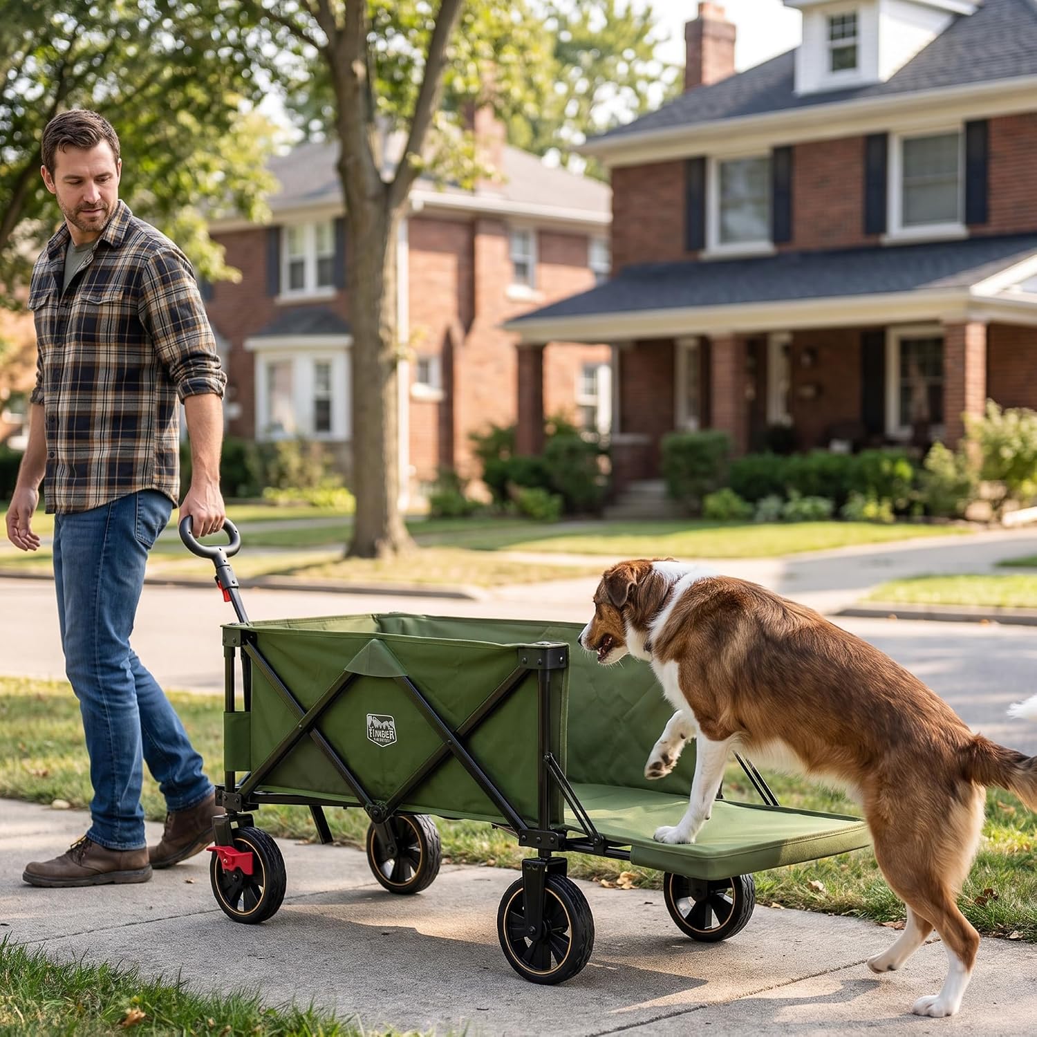 Detalle 2 de Timber Ridge Folding Wagon 49-inch