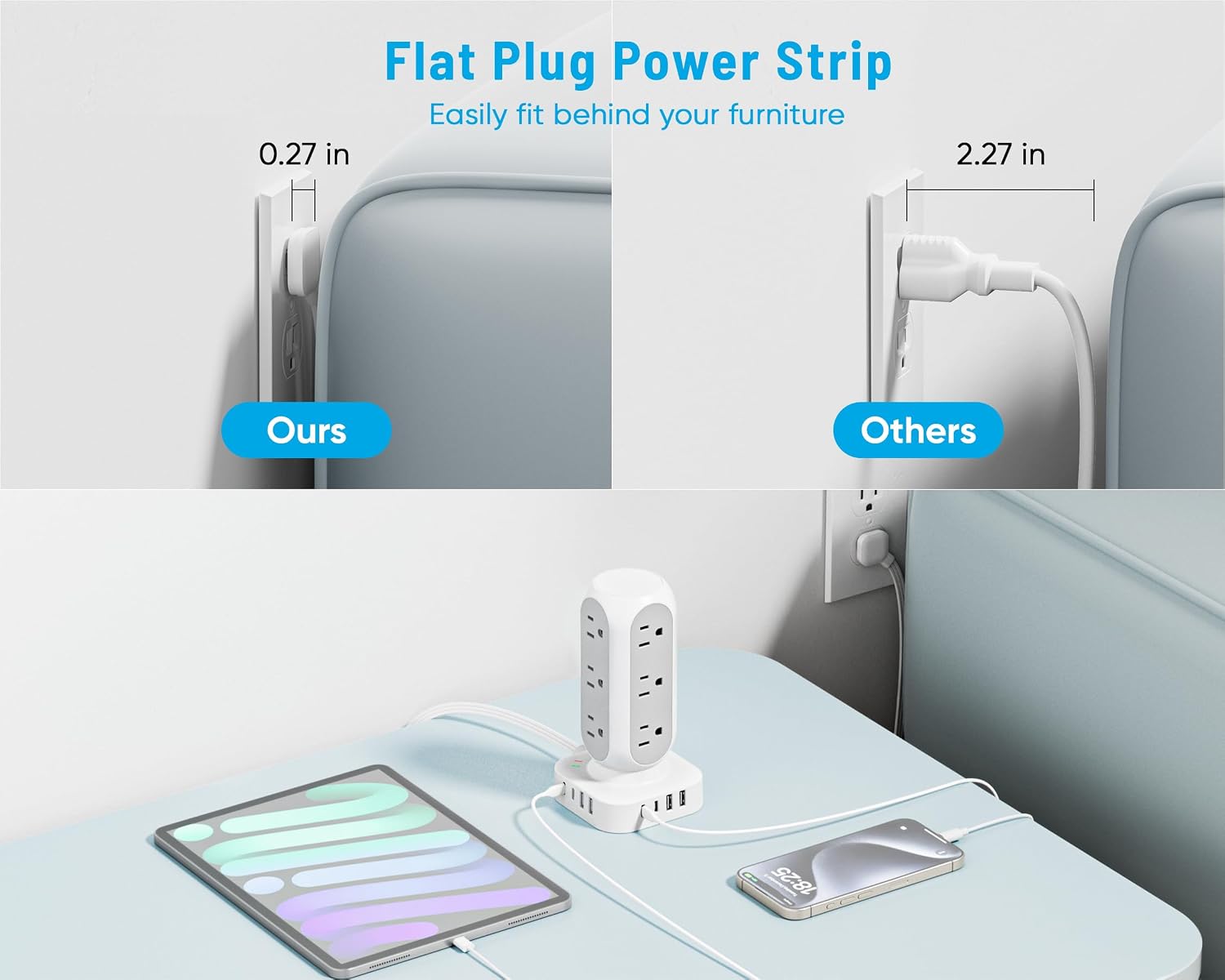 Detalle 2 de Power Strip Tower 10FT ๐