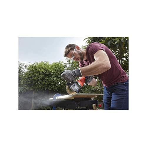 Detalle de BLACK+DECKER BEG010-QS smerigliatrice angolare a filo da 710 W, disco 115 mm