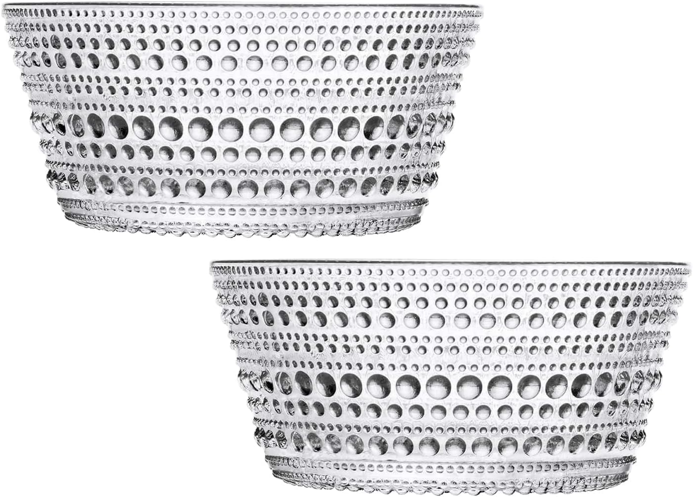 Detalle de イッタラ カステヘルミ 1053563 ボウル 230ml クリア 2個セット