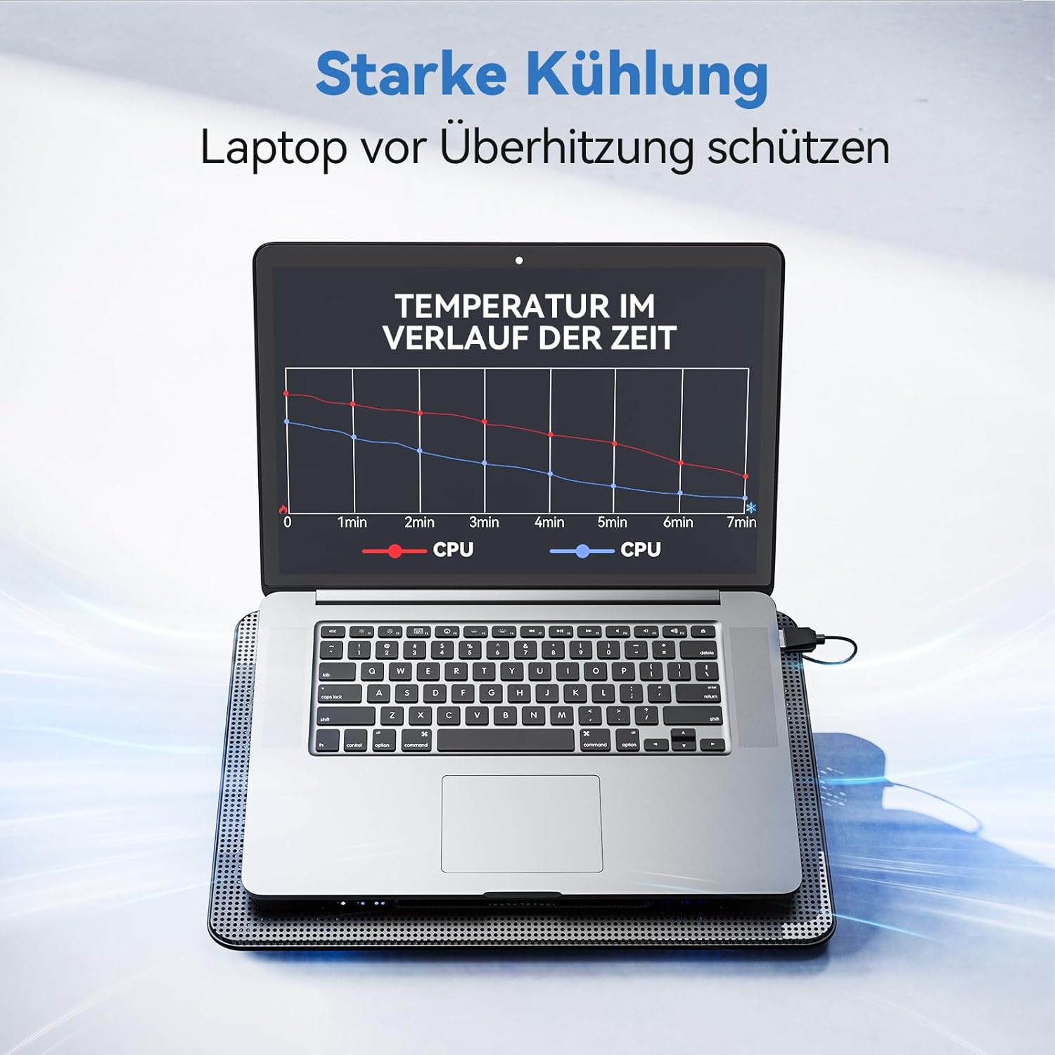 Thumbnail 1 de TECKNET Laptop Kühler 17,3 Zoll