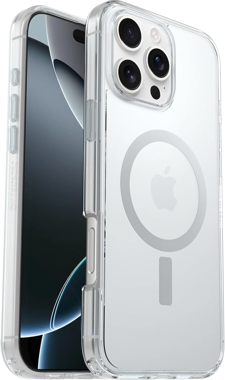 Detalle de OtterBox Symmetry Series MagSafe pour iPhone 16 – coque fine et résistante