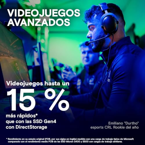 Thumbnail 2 de Crucial T705 SSD 2TB M.2 Interno Gaming - 14.500MB/s 🚀