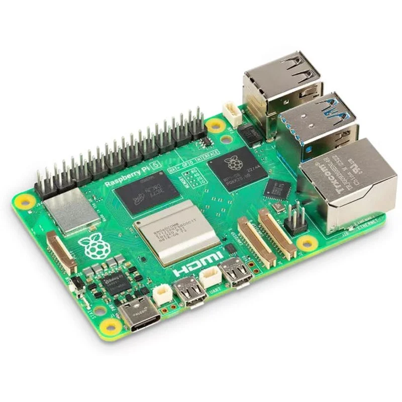 Detalle de Raspberry Pi 5 16GB Quad‑Core 2.4 GHz: mini PC potente y compacto