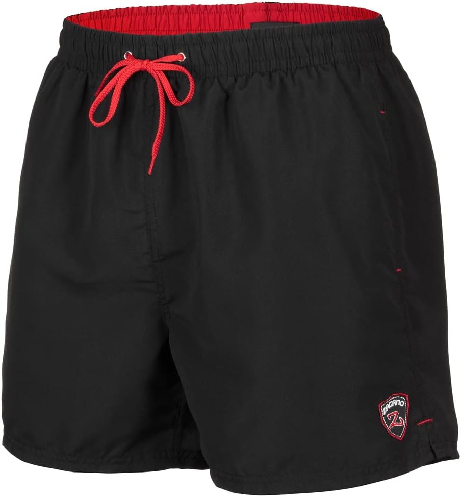 Detalle de Zagano Badehose Herren schnelltrocknend – 5106 Boardshorts mit Kordel und Mesh-Einsätzen