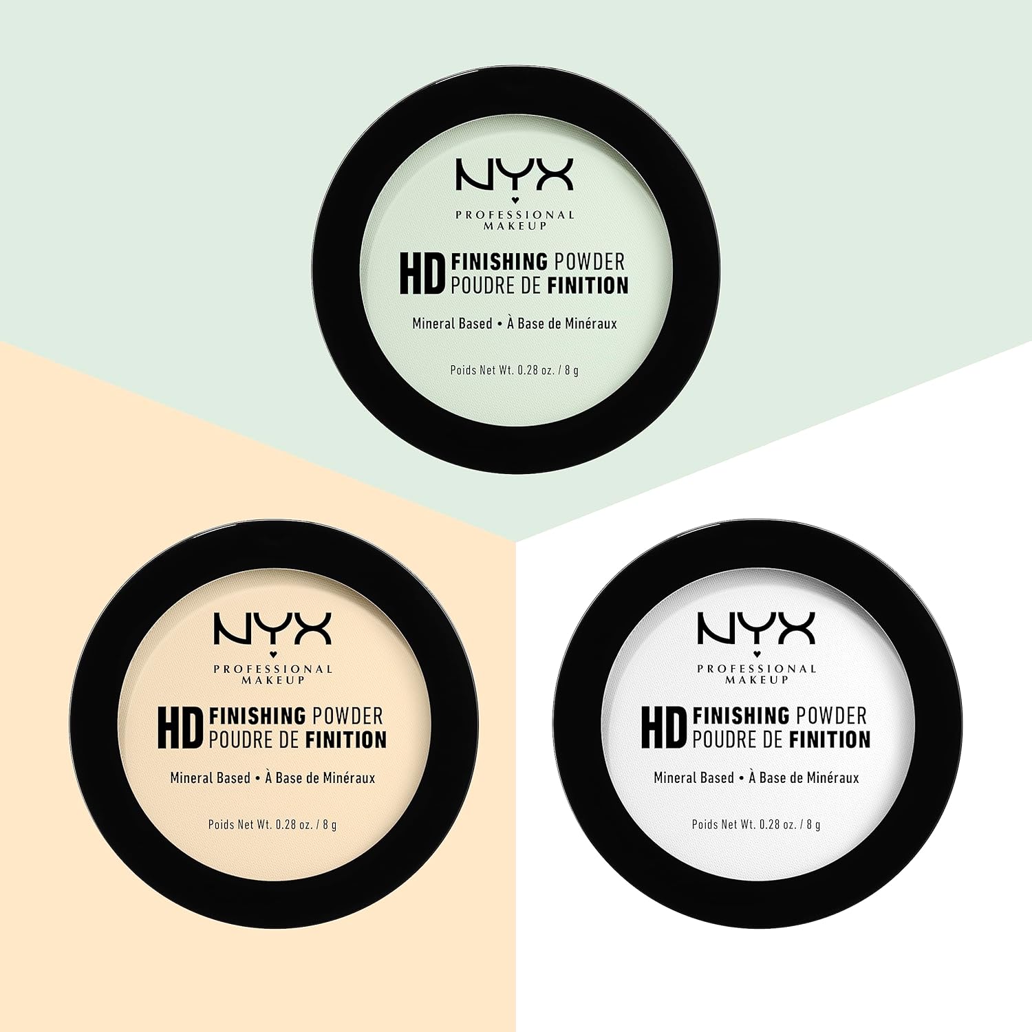 Detalle 2 de NYX Professional Makeup High Definition Finishing Powder „Translucent“ – gepresstes Fixierpuder mit mattem, ölabsorbierendem Finish